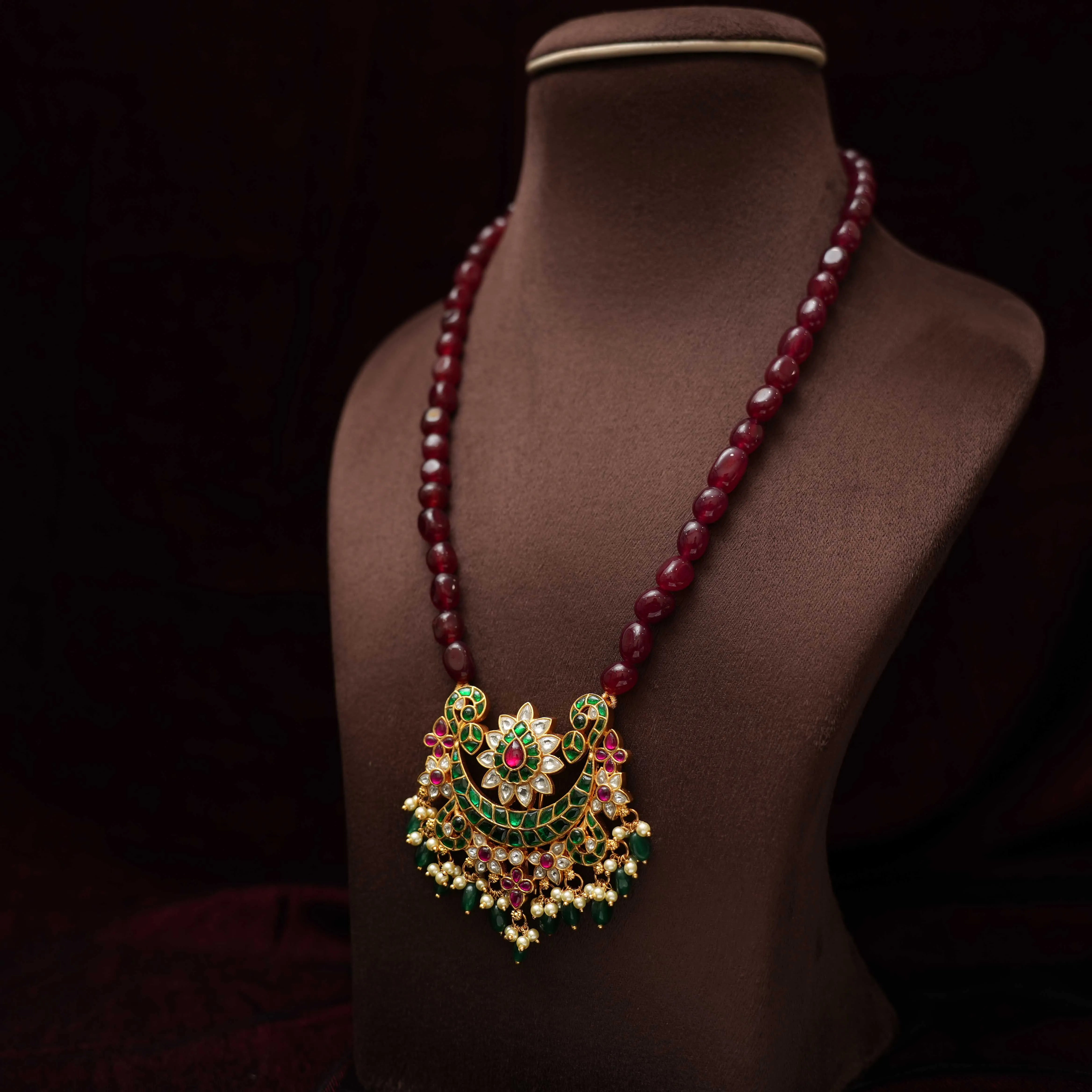 Reeya Antique Beaded Necklace