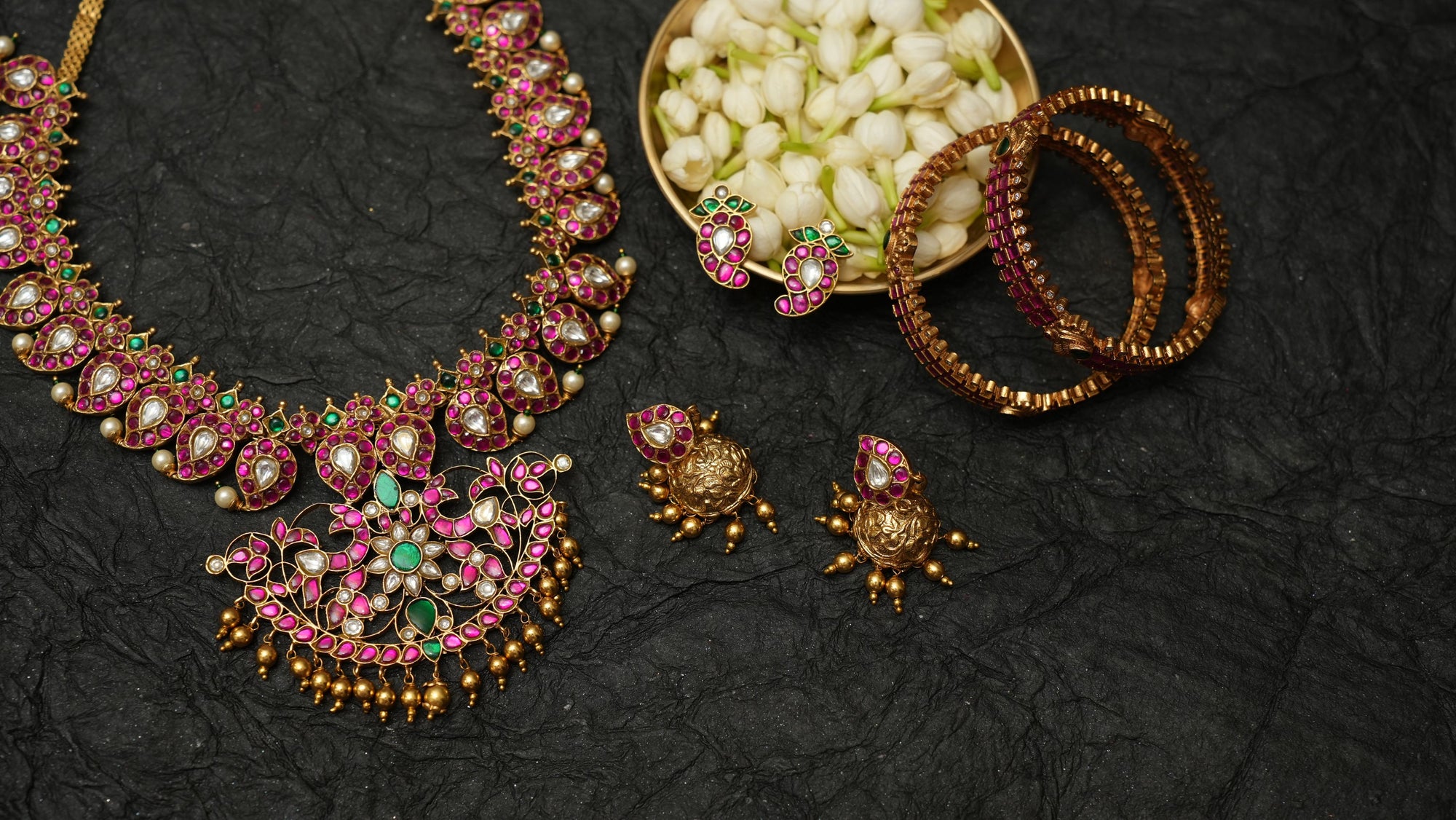 Rimli Boutique | Kundan Polki 925 Silver Designer Jewelry | Chennai