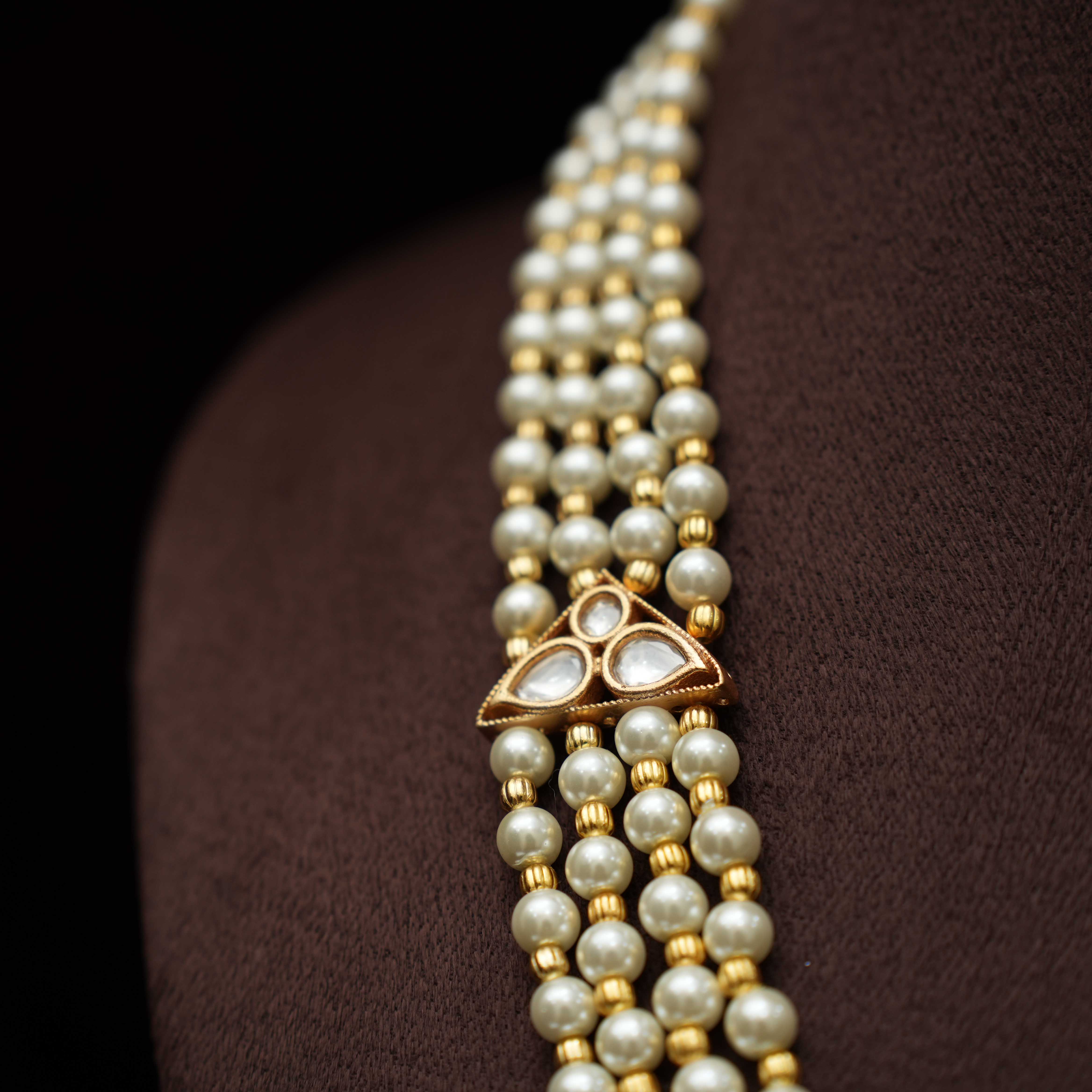 Tiffany Beaded Pearl Necklace