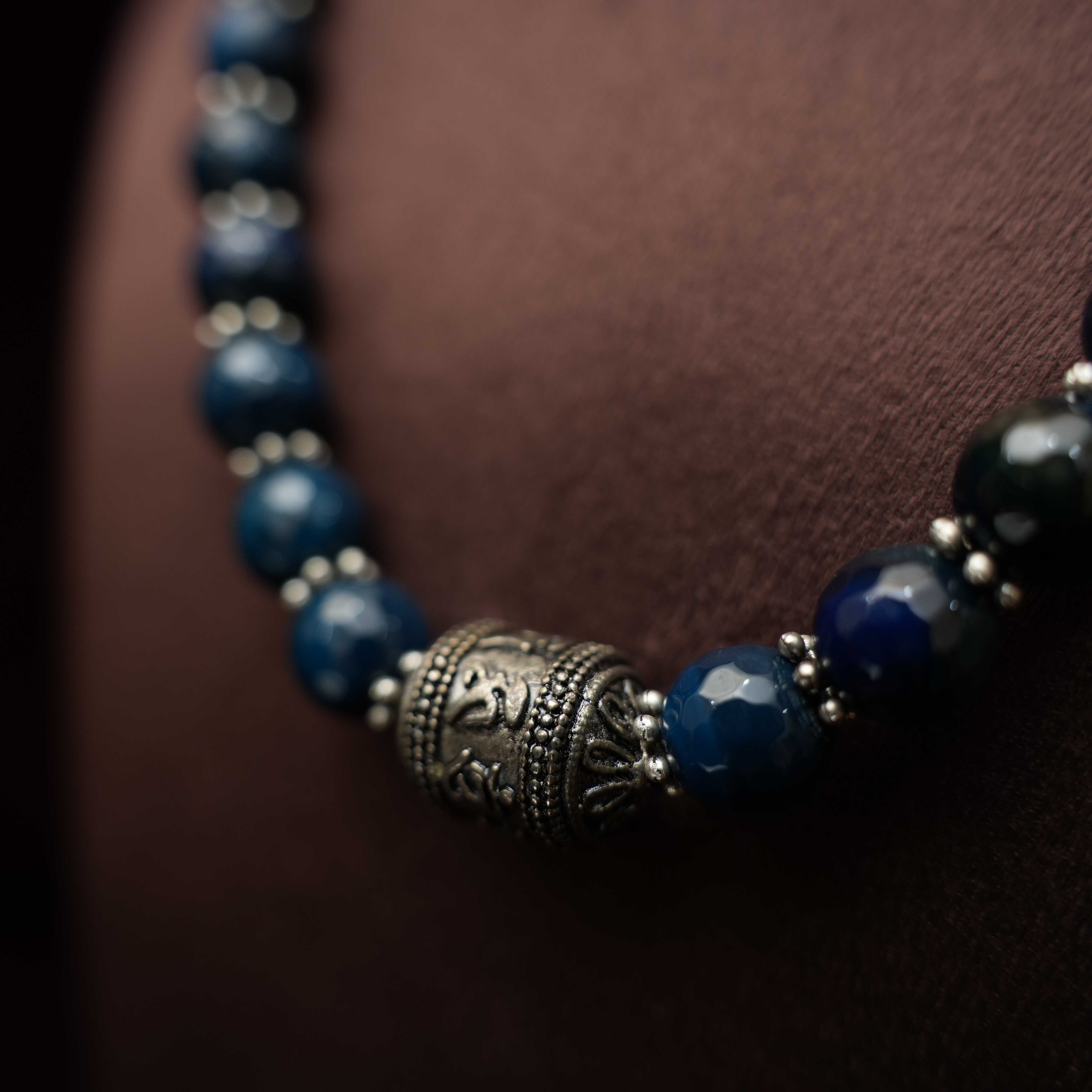 Yana Blue Beaded Necklace