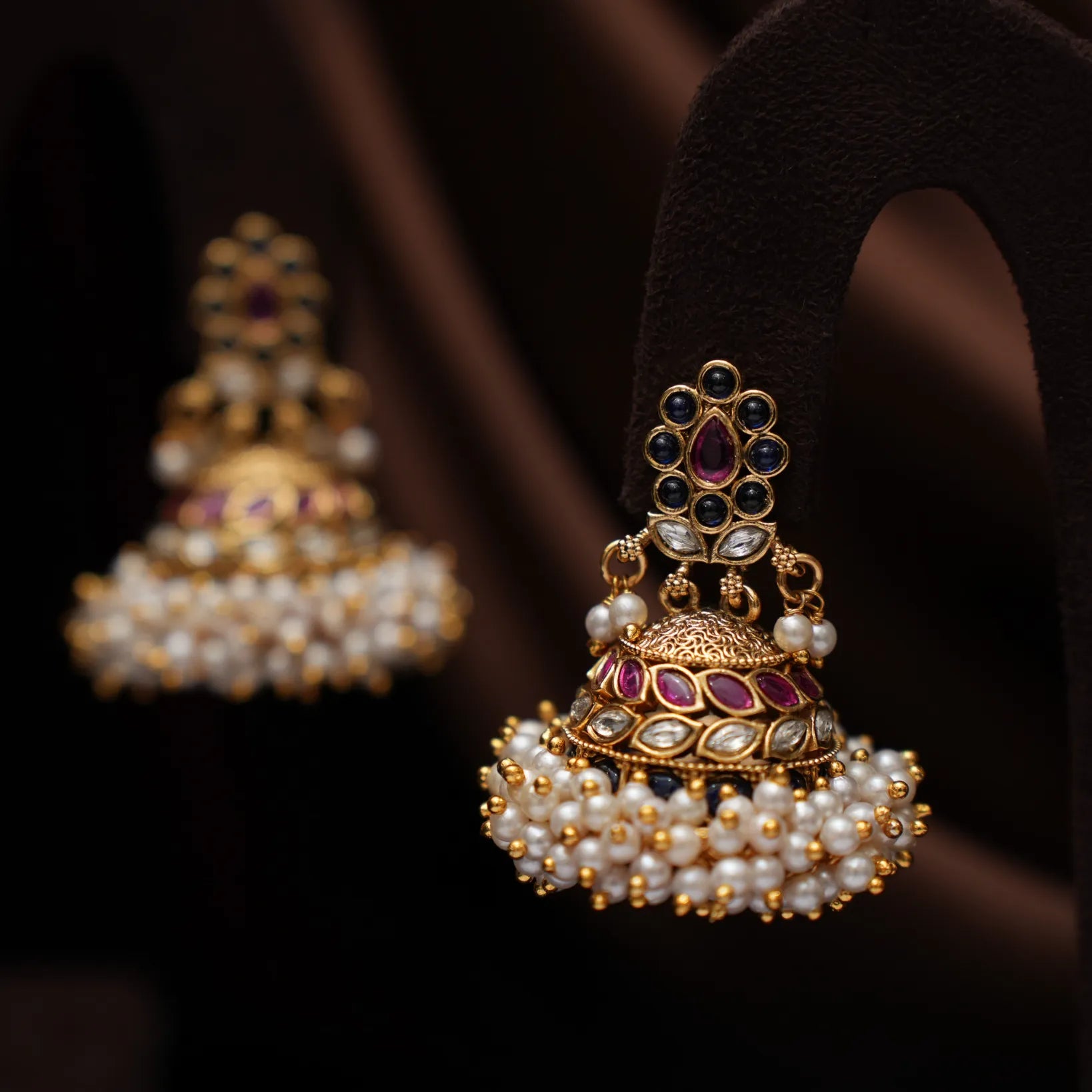 Sabita Antique Jhumka Earrings
