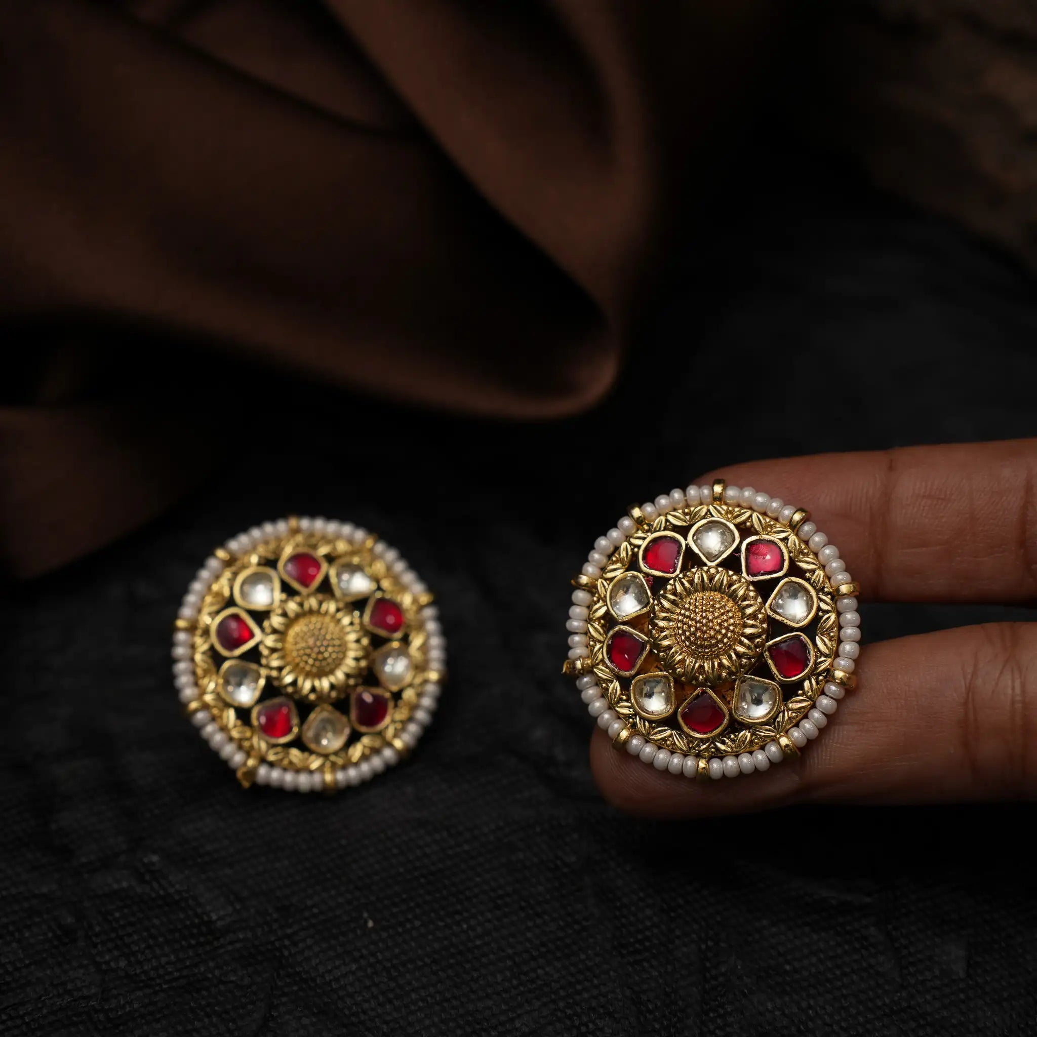 Sahana Polki Ear Stud