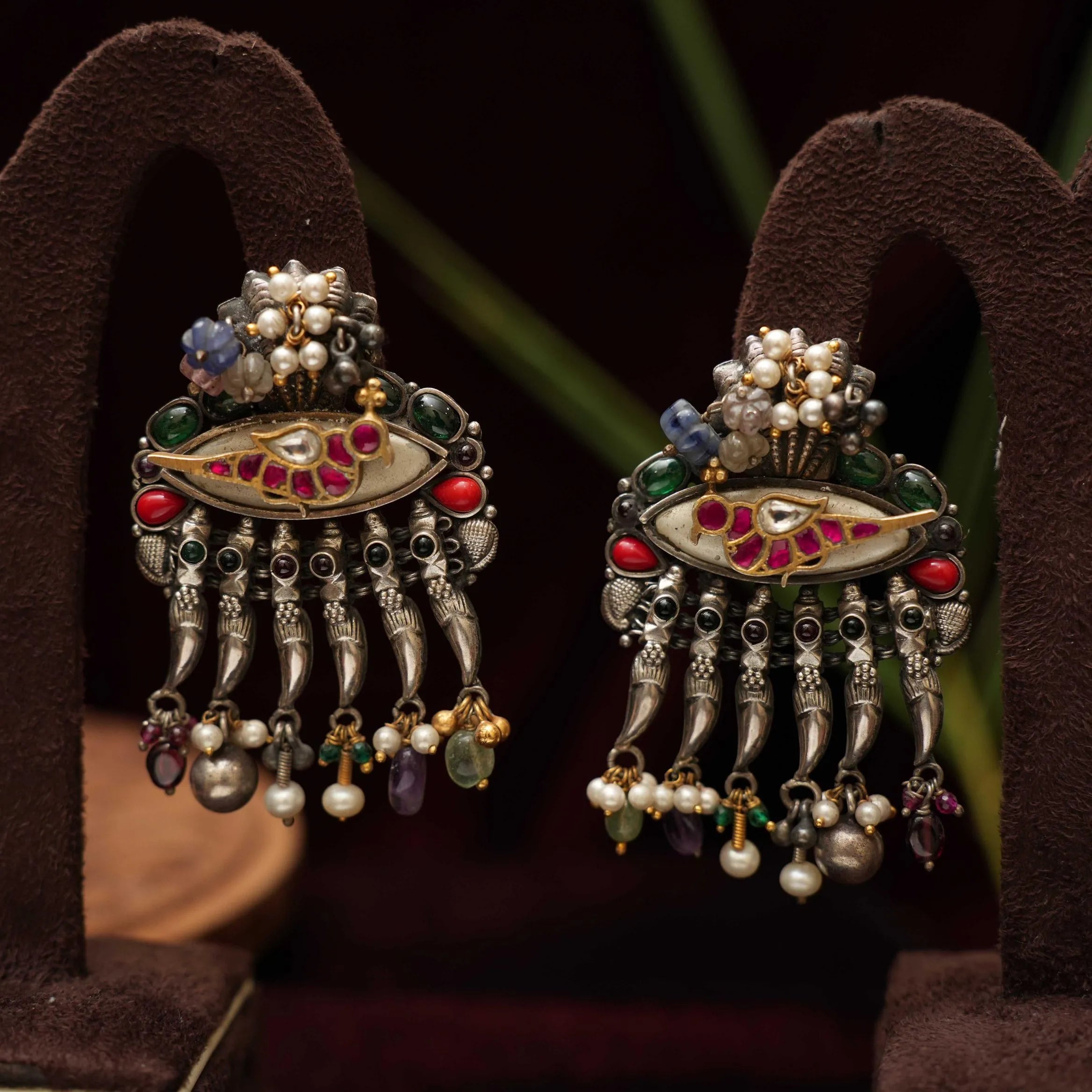 Sajni Silver Earrings - Rimli Boutique