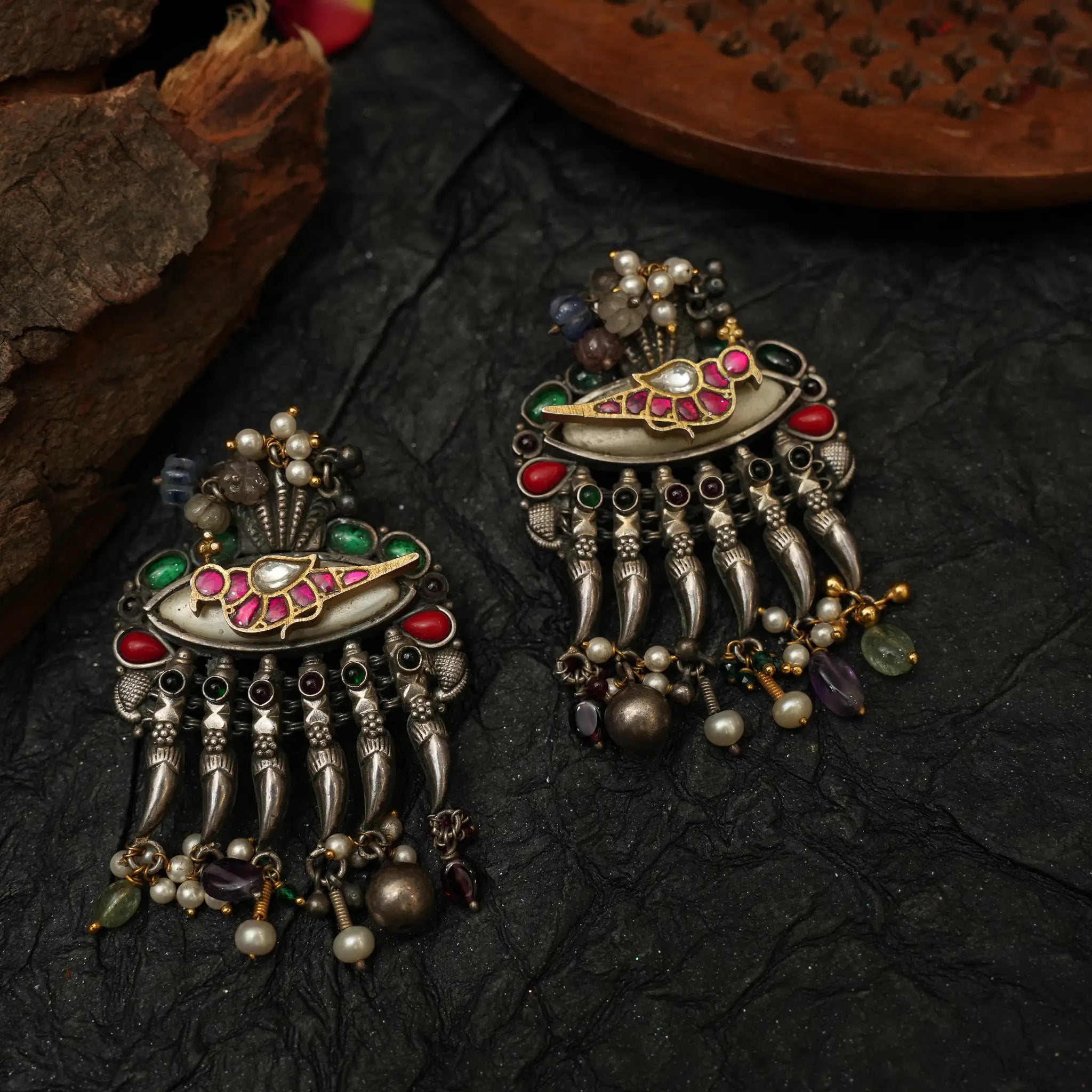 Sajni Silver Earrings