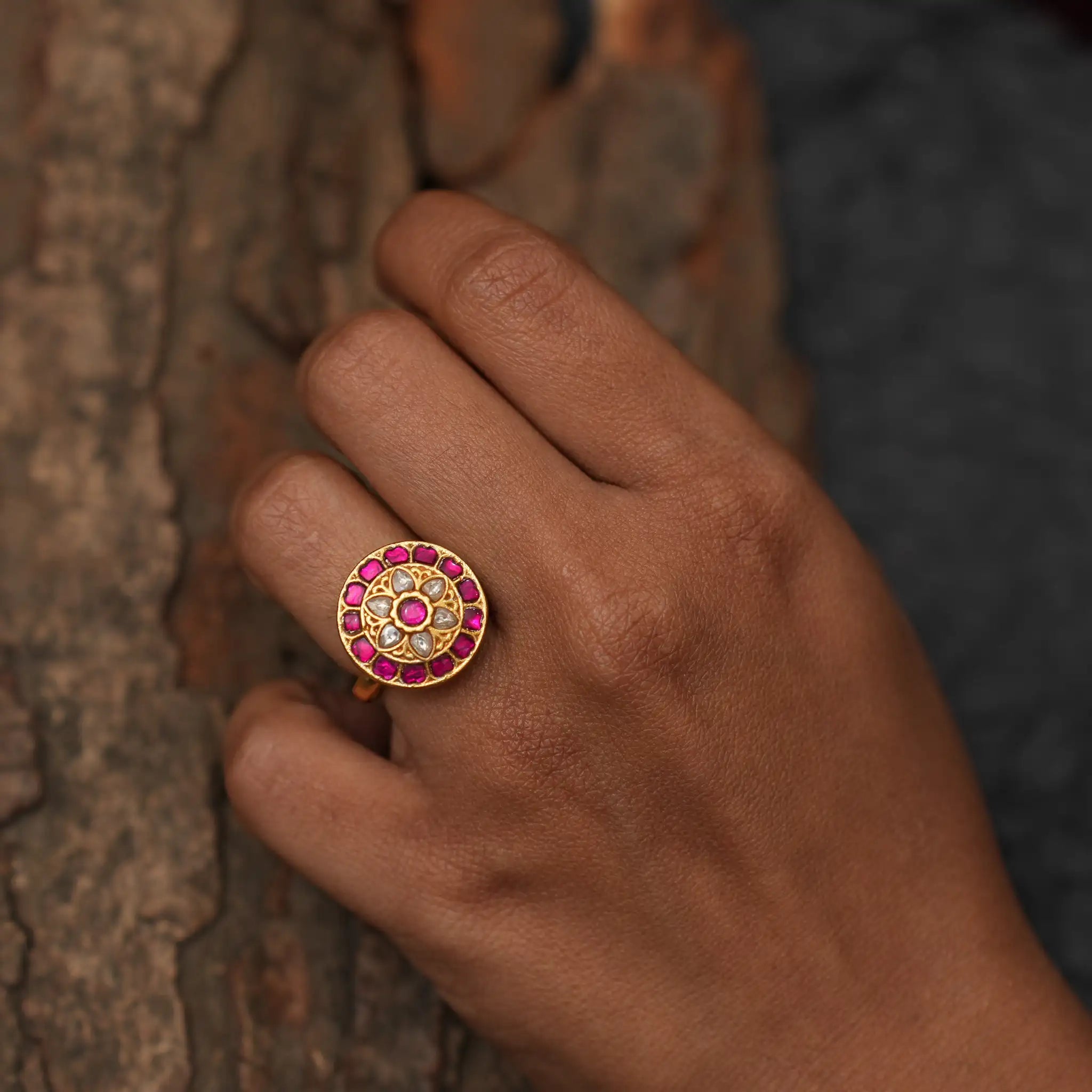 Sakshi Silver Ring
