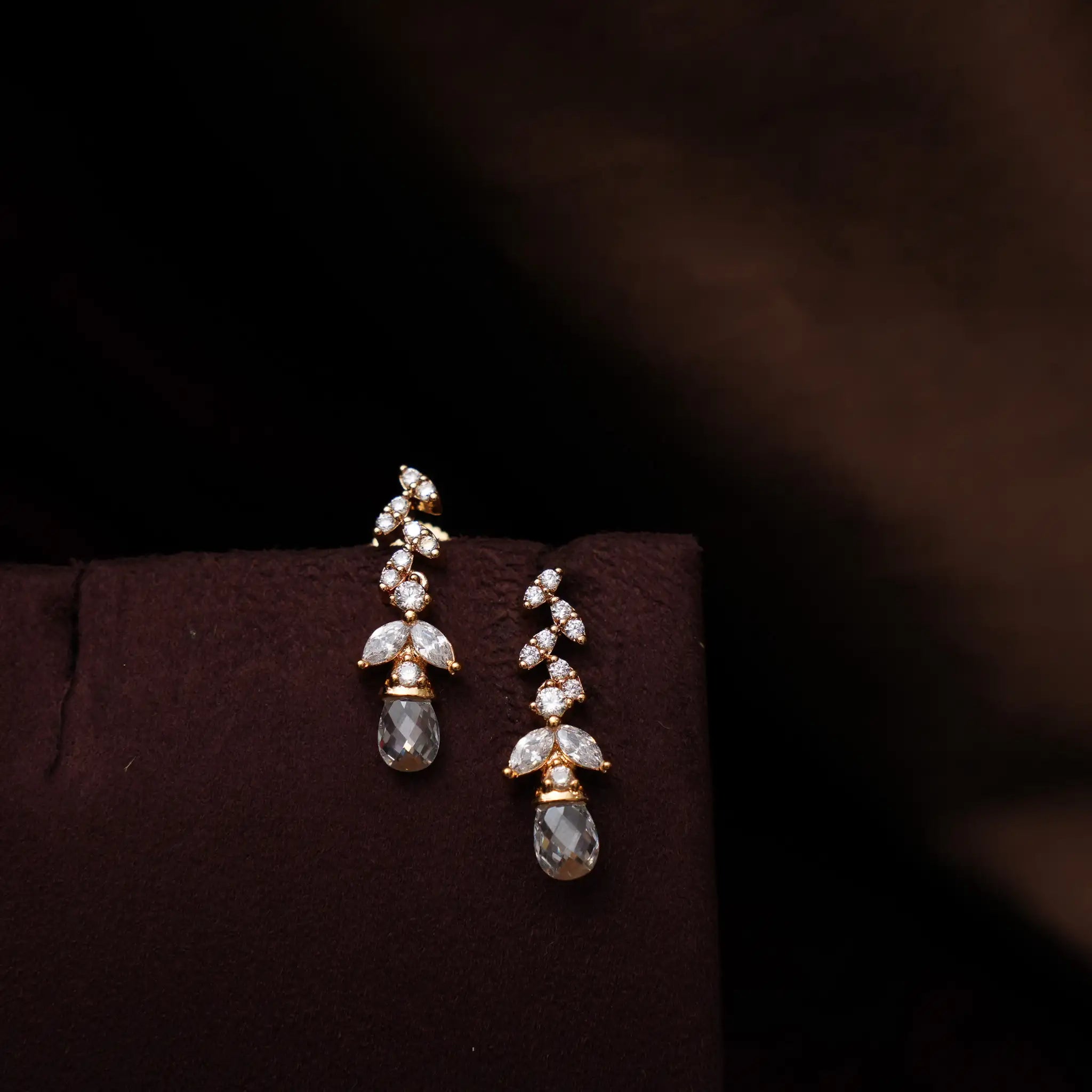 Sakti Zircon Necklace -  Long White