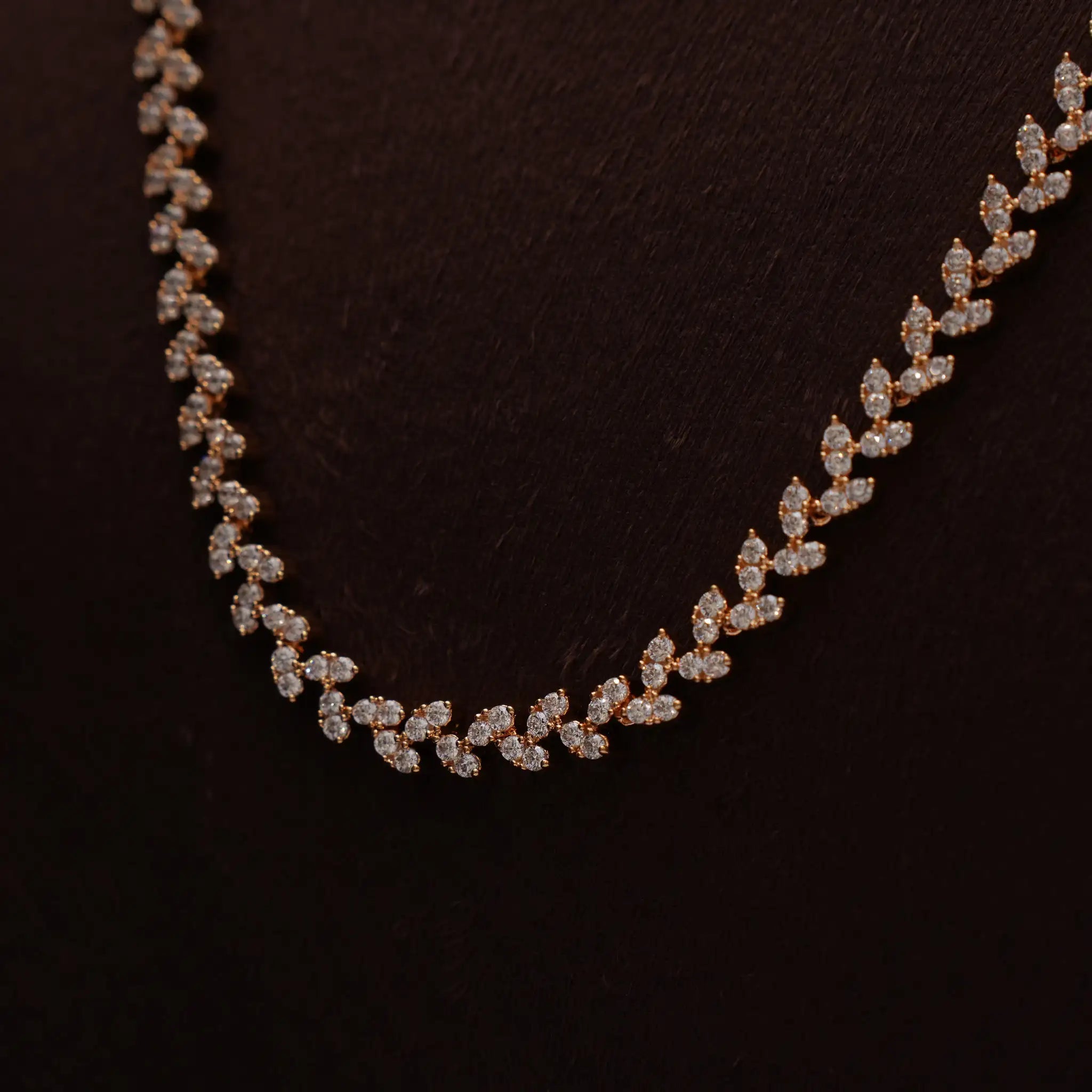 Sakti Zircon Necklace -  Long White