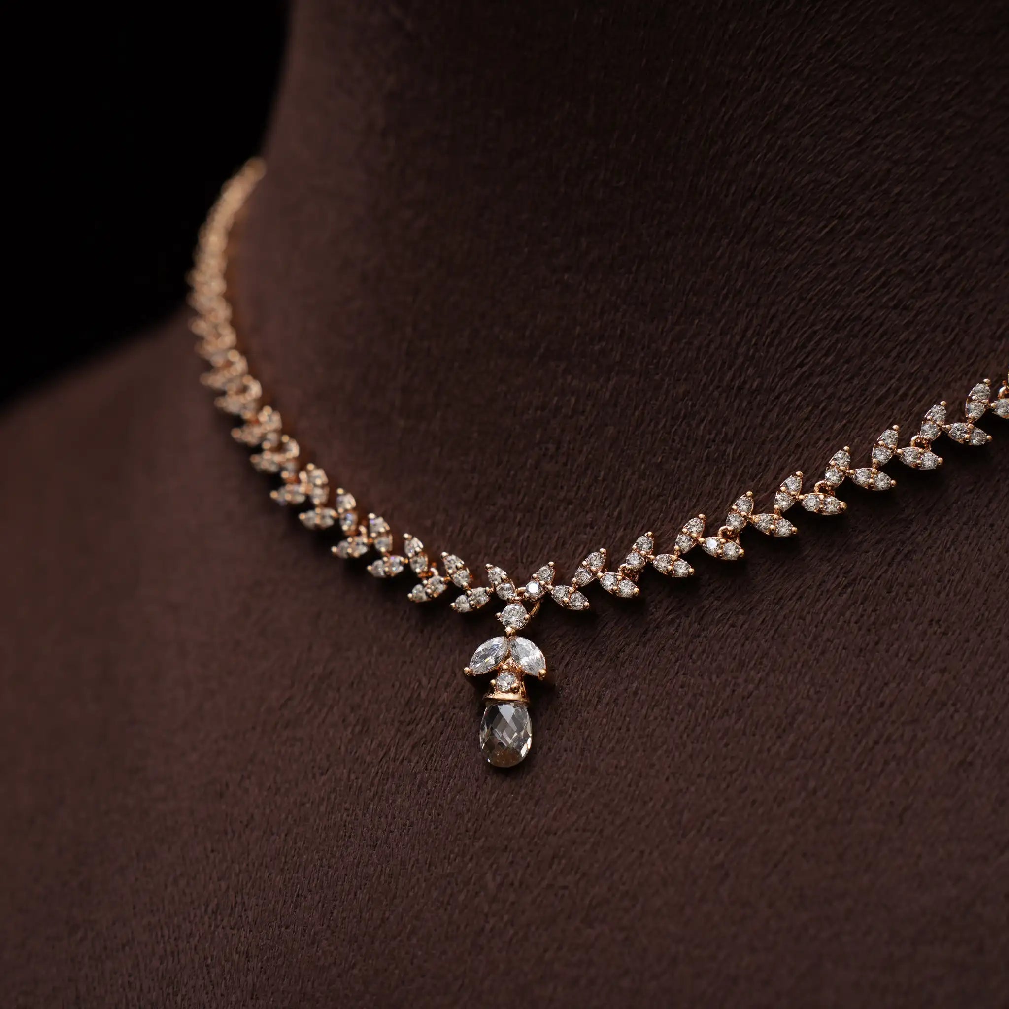 Sakti Zircon Necklace - White
