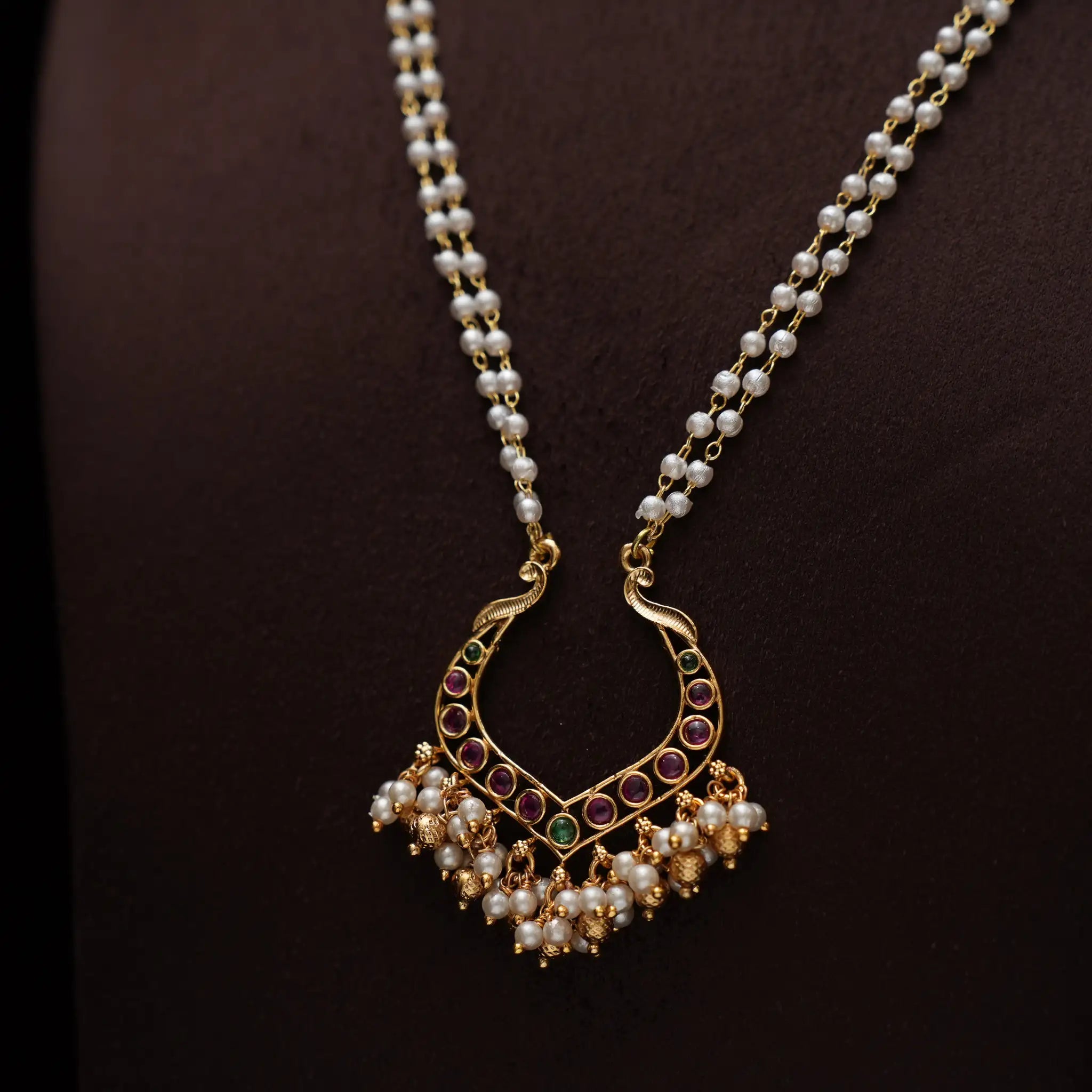 Sakura Antique Pearl Necklace