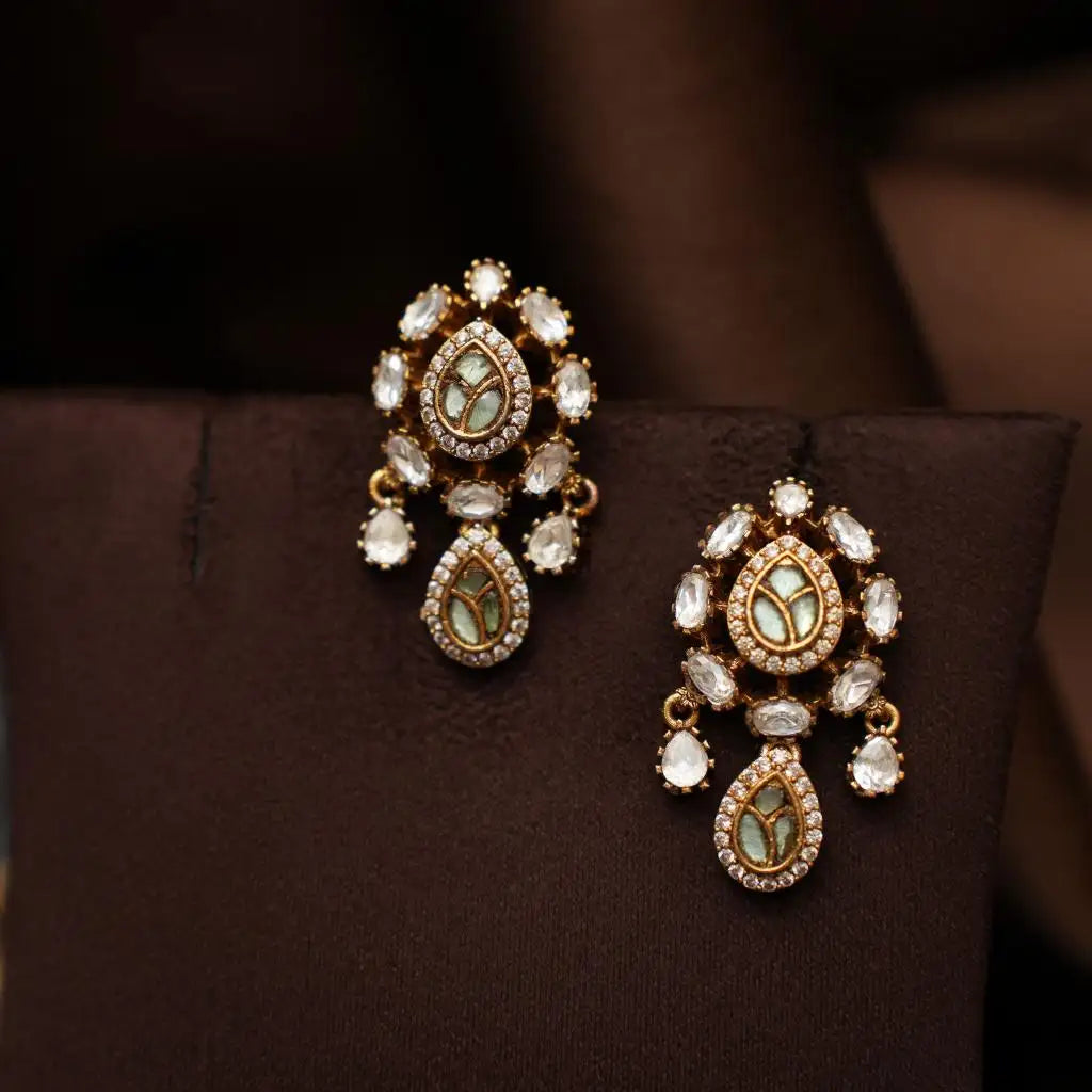 Samaira Victorian Polki Earrings