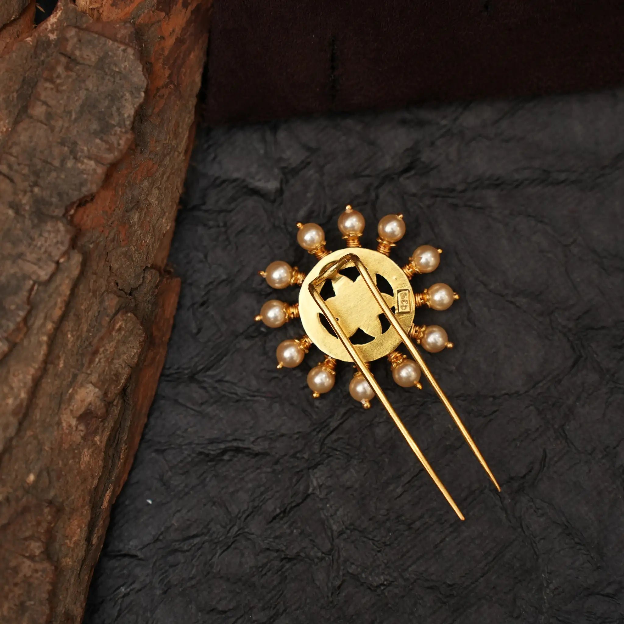 Samkusita Silver Hair Pin