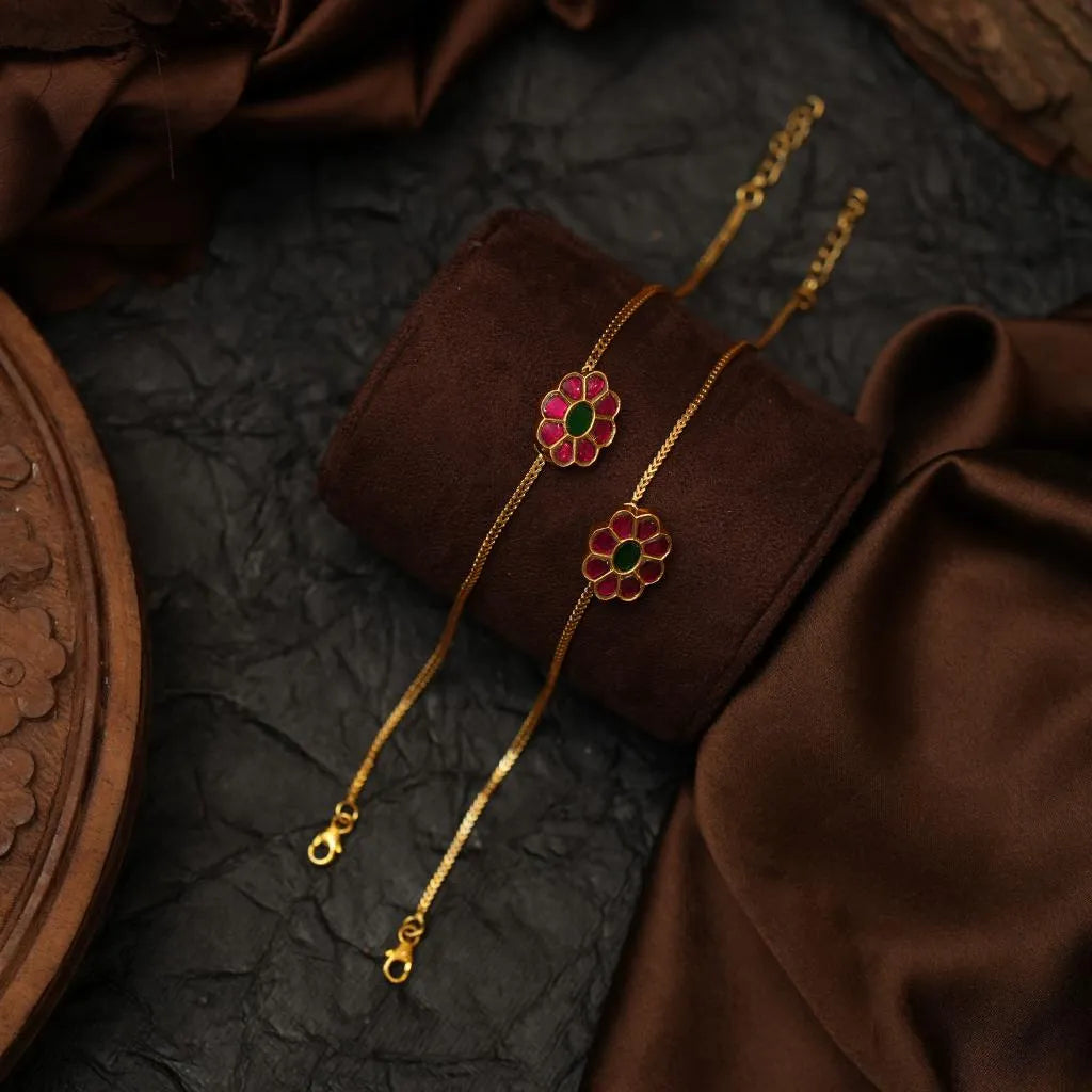 Samradhi Silver Anklets