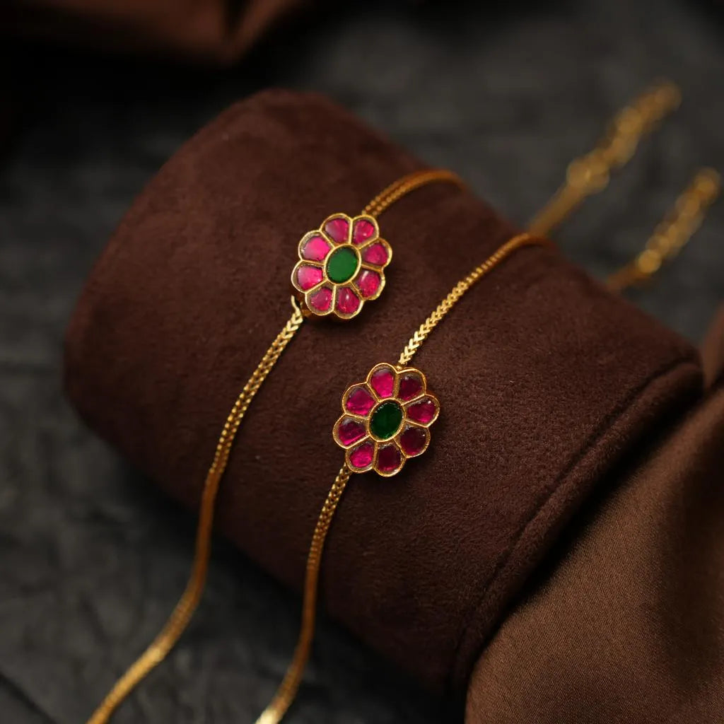 Samradhi Silver Anklets