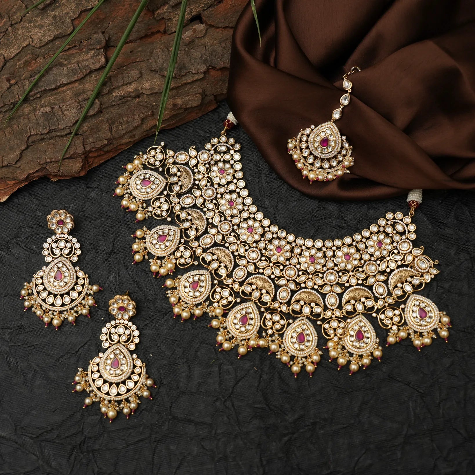 Sanaka Polki Necklace