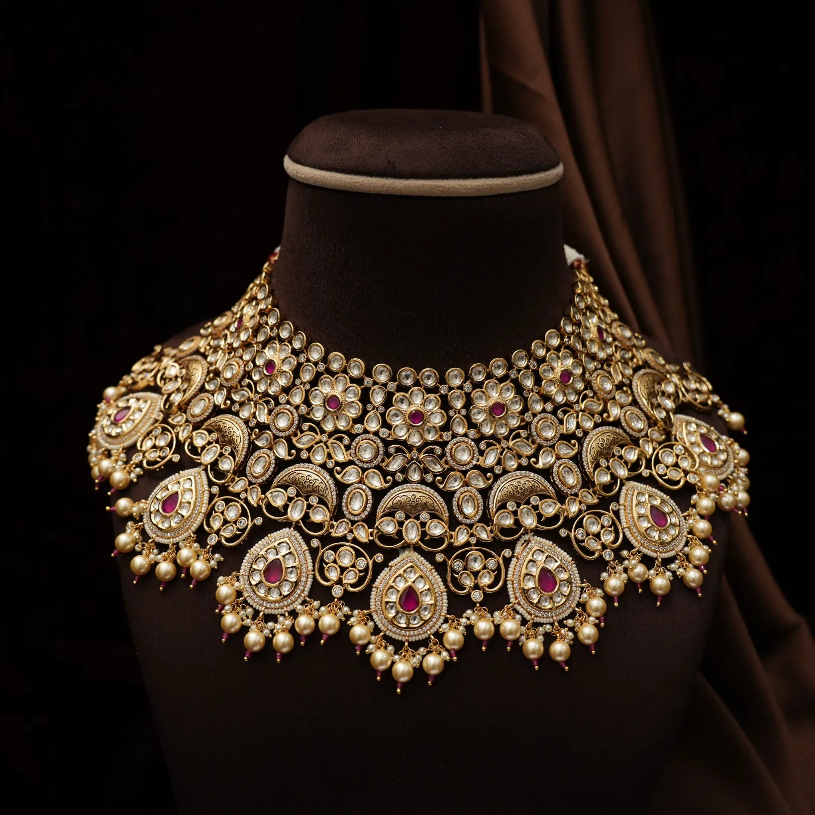 Sanaka Polki Necklace