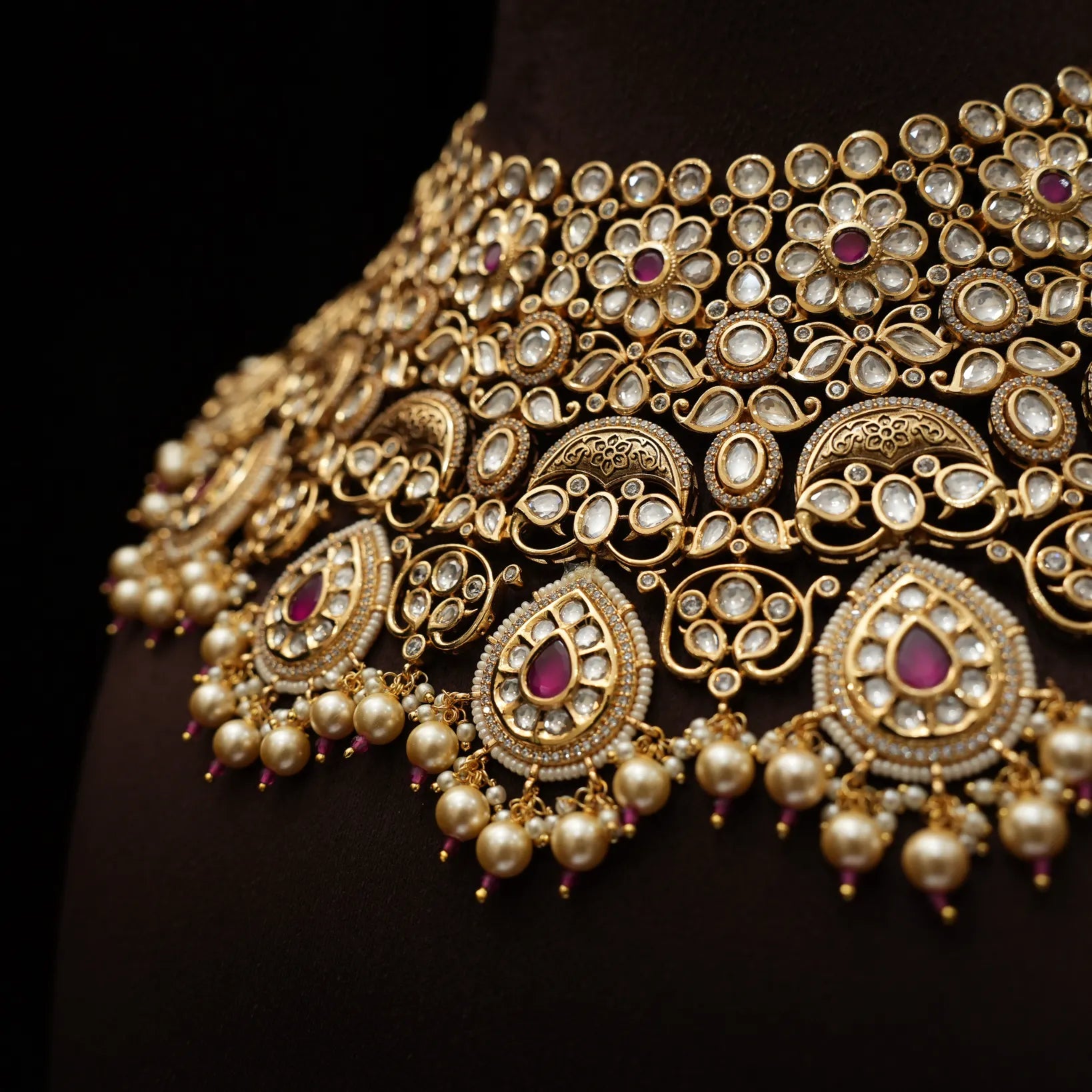 Sanaka Polki Necklace