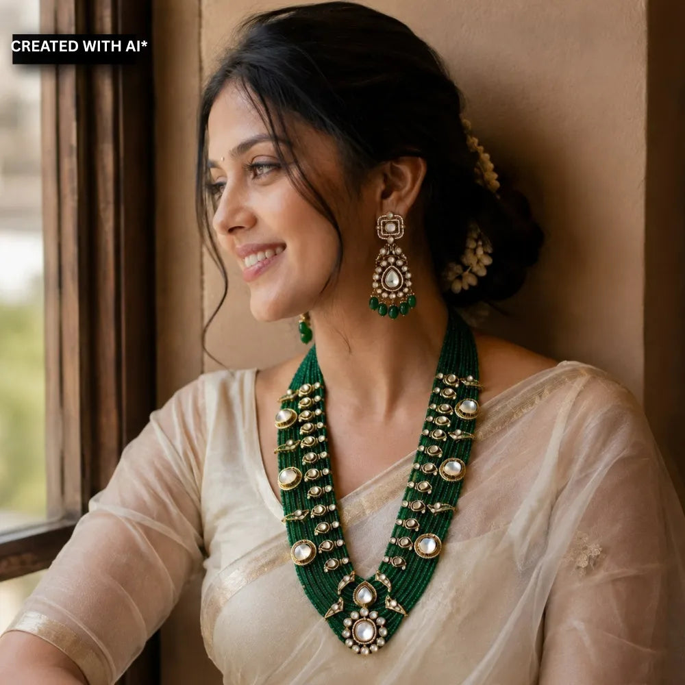 Sangita Victorian Polki Necklace