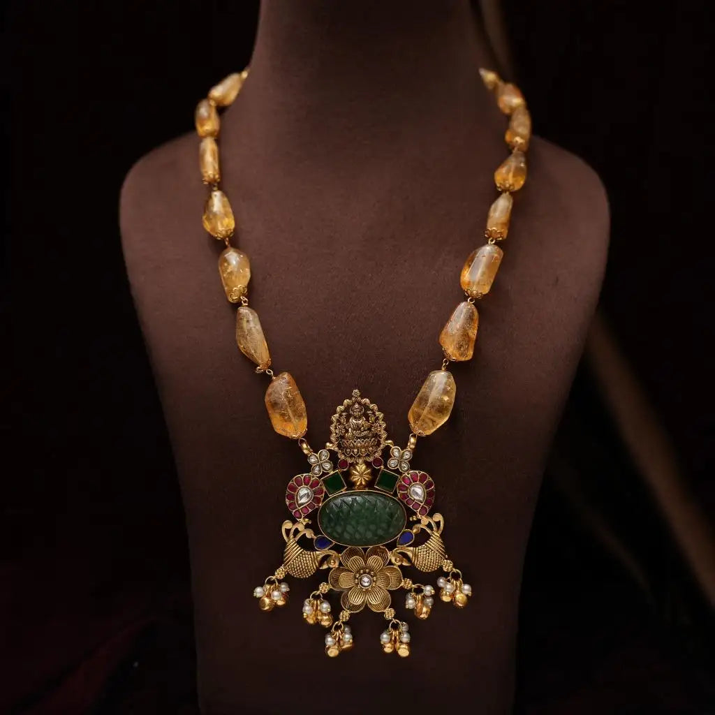 Sanika Antique Beaded Necklace