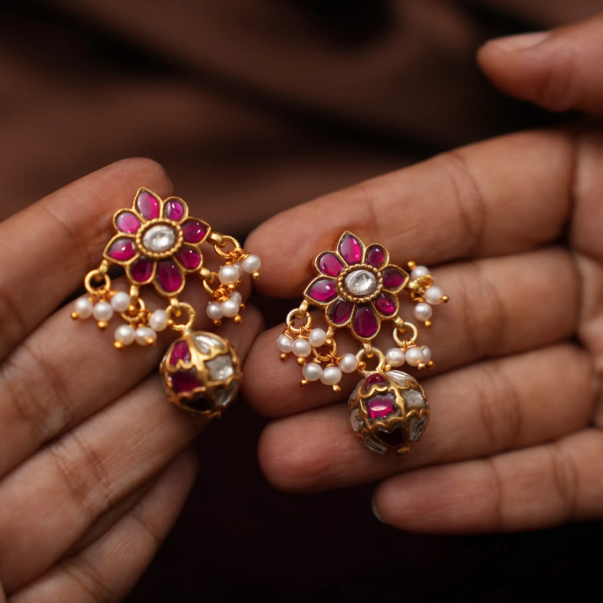 Sanjiva Silver Ear Stud