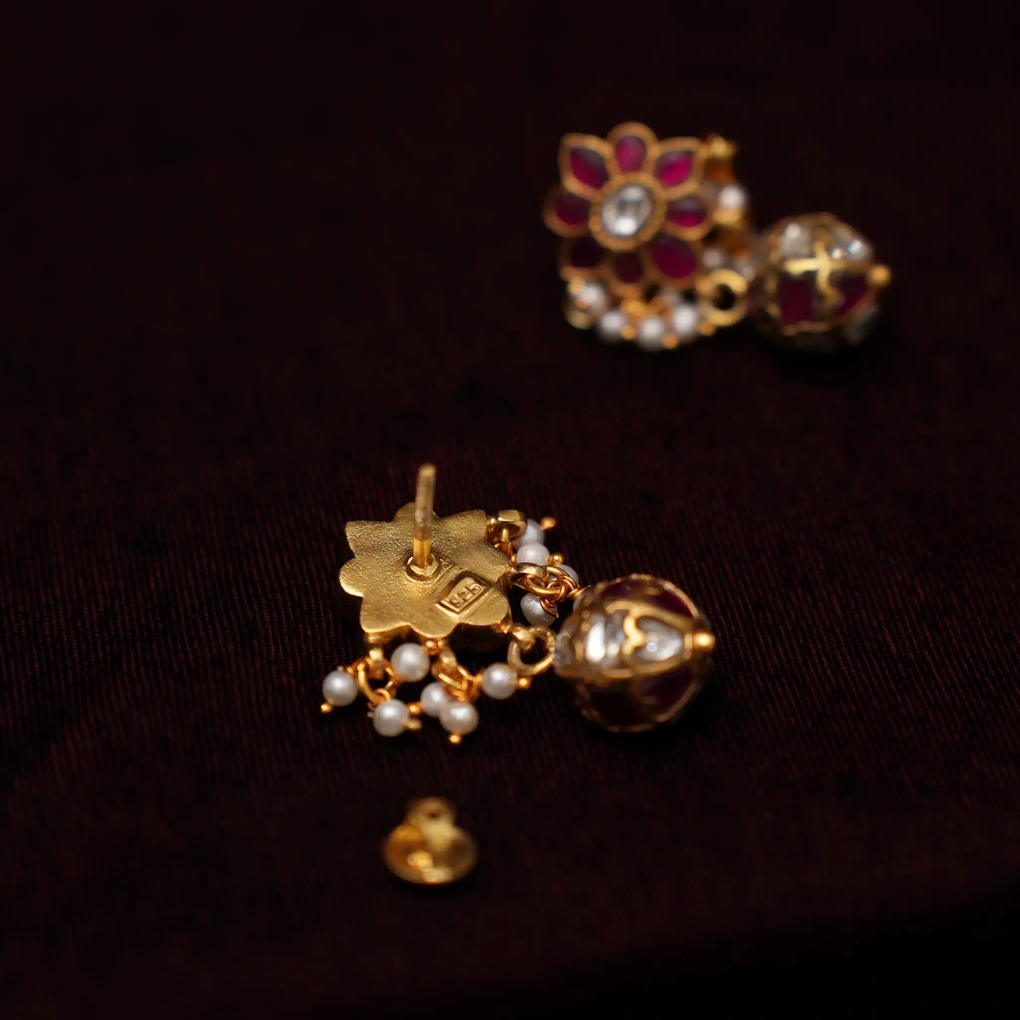 Sanjiva Silver Ear Stud