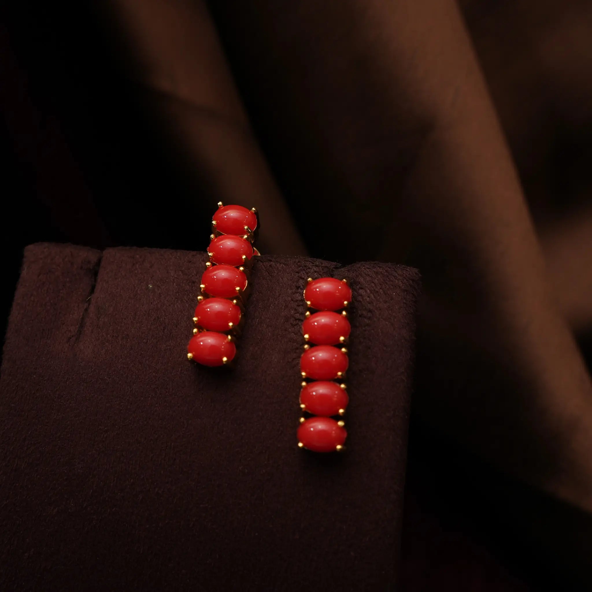Sanju Antique Choker - Coral