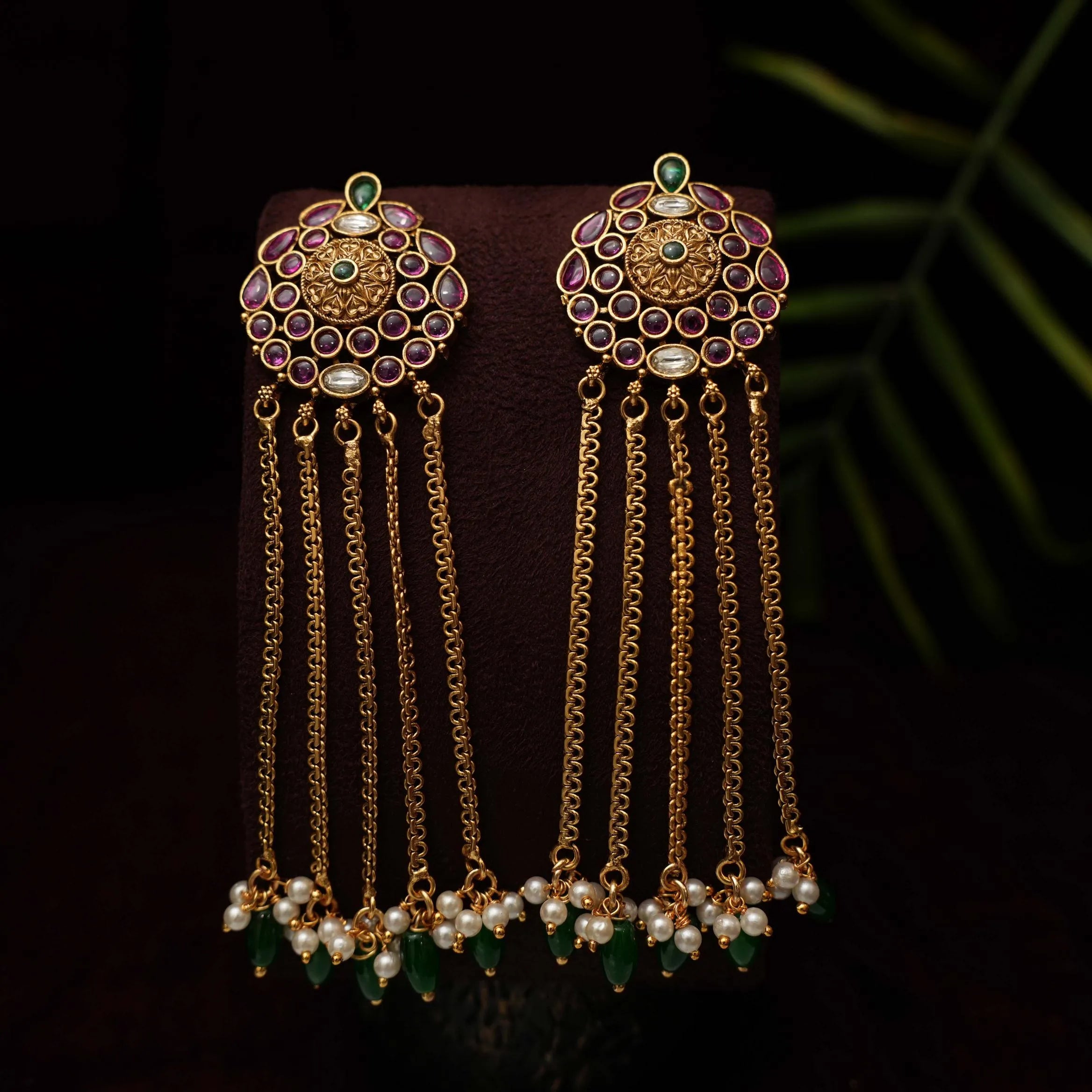 Sanvika Designer Tassel Earrings - Rimli Boutique