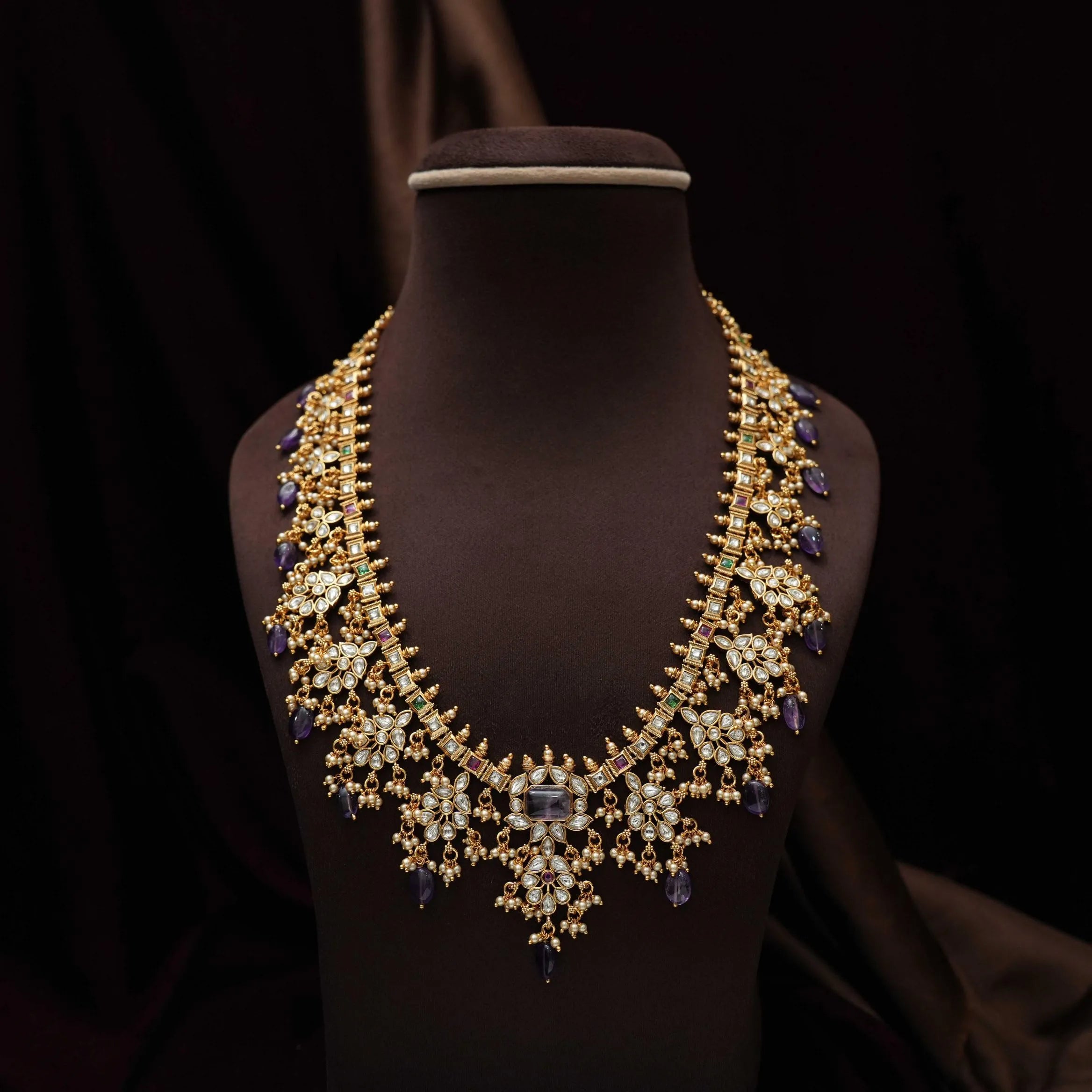 Sanya Antique Guttupusulu Necklace - Griva Long
