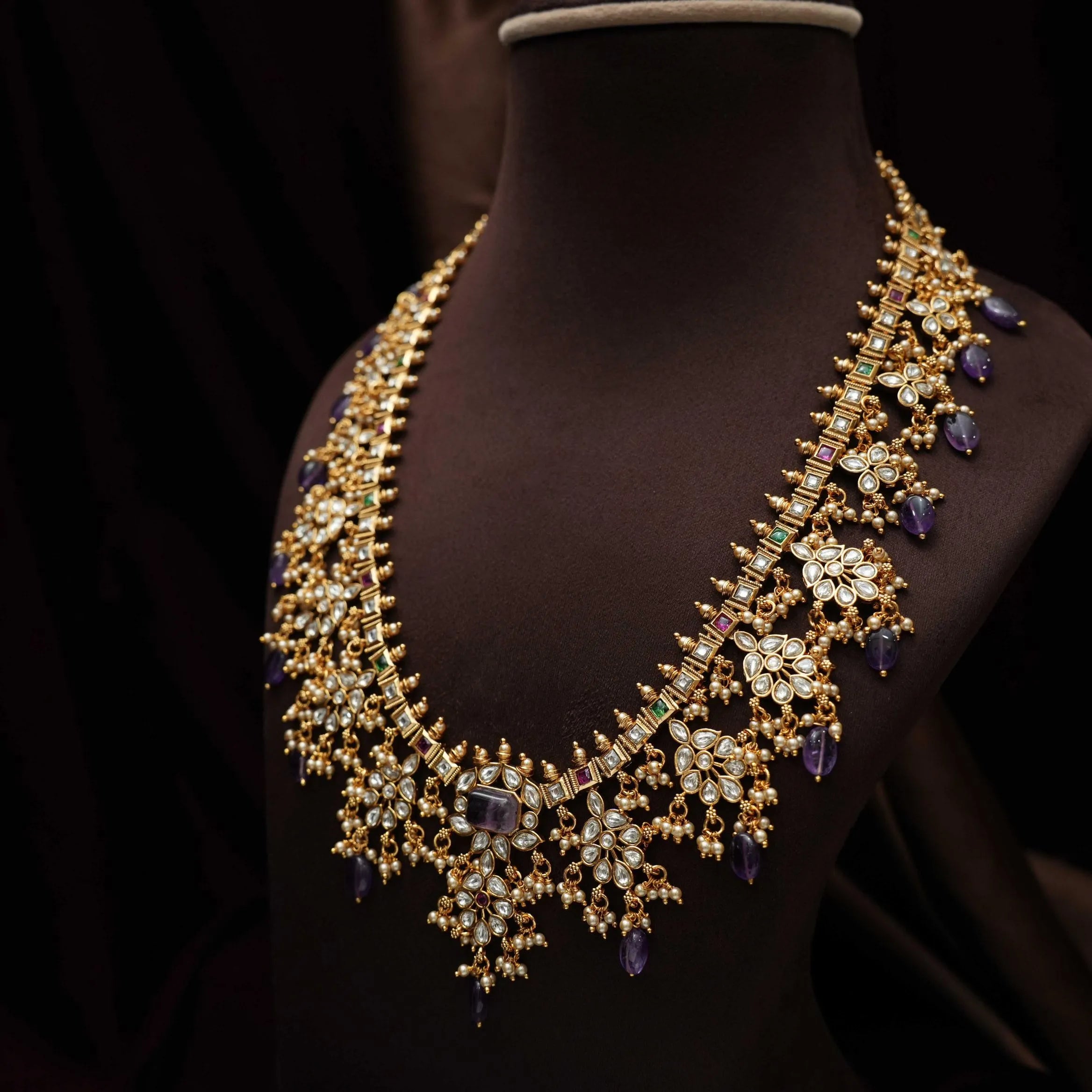Sanya Antique Guttupusulu Necklace - Griva Long