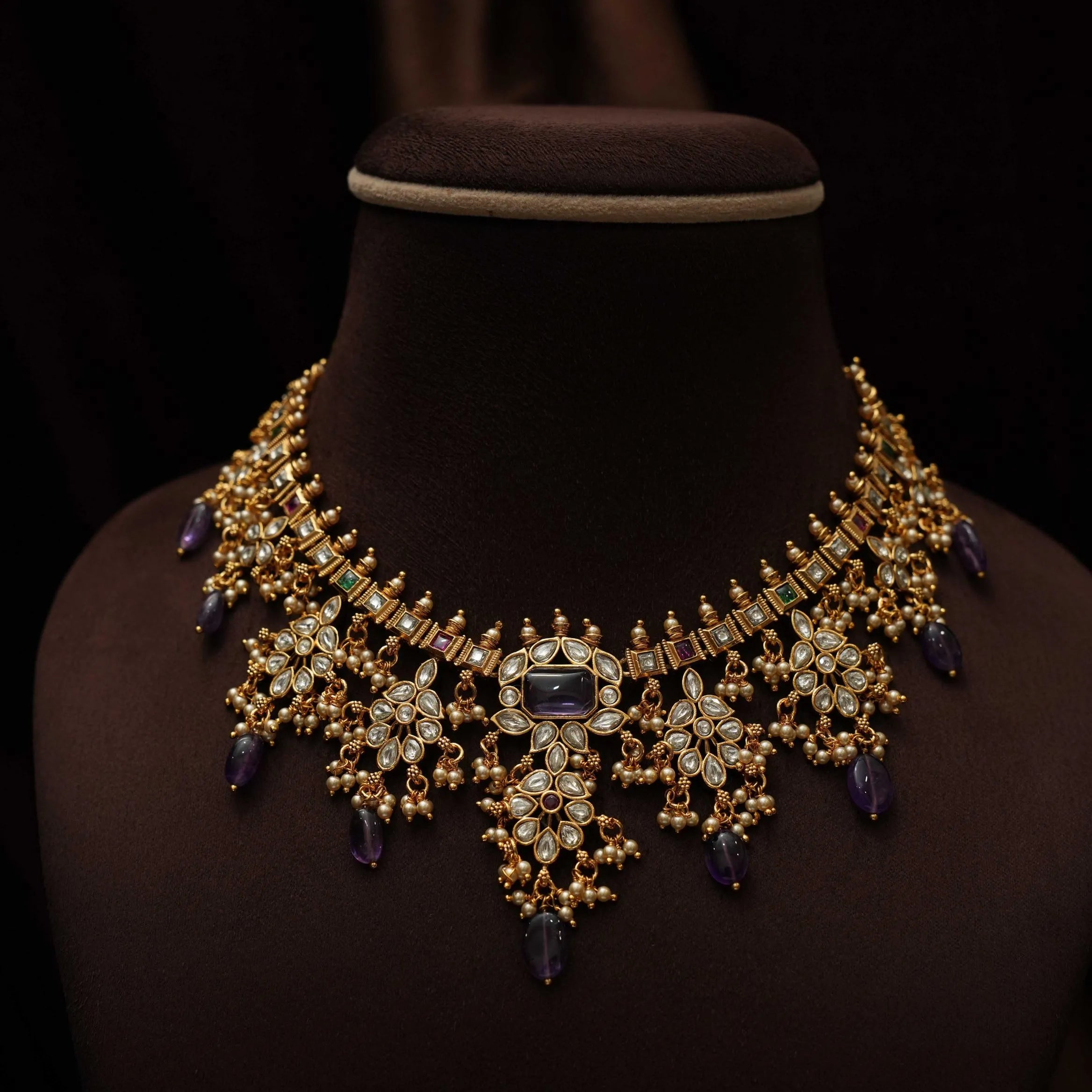 Sanya Antique Guttupusulu Necklace - Griva Short