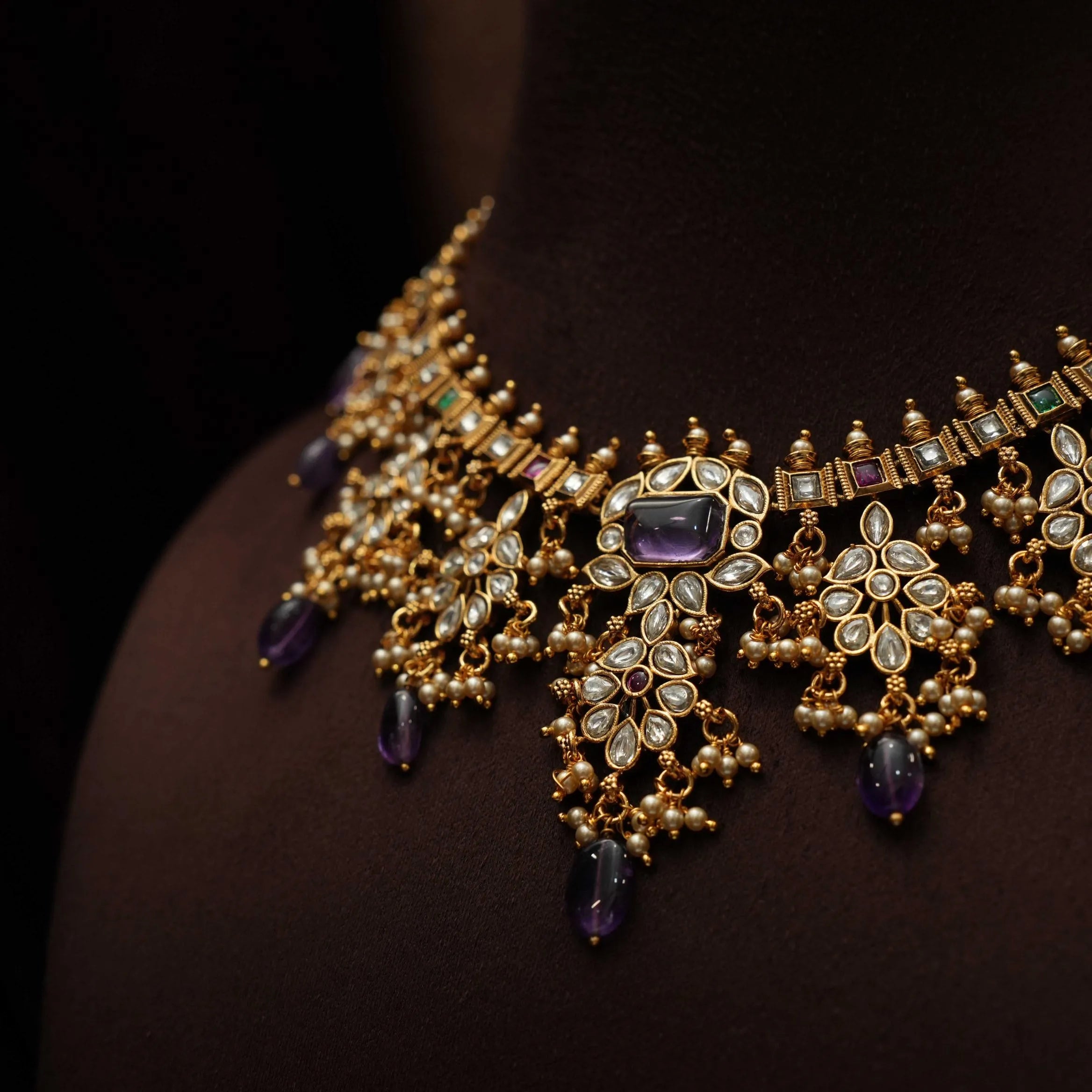 Sanya Antique Guttupusulu Necklace - Griva Short