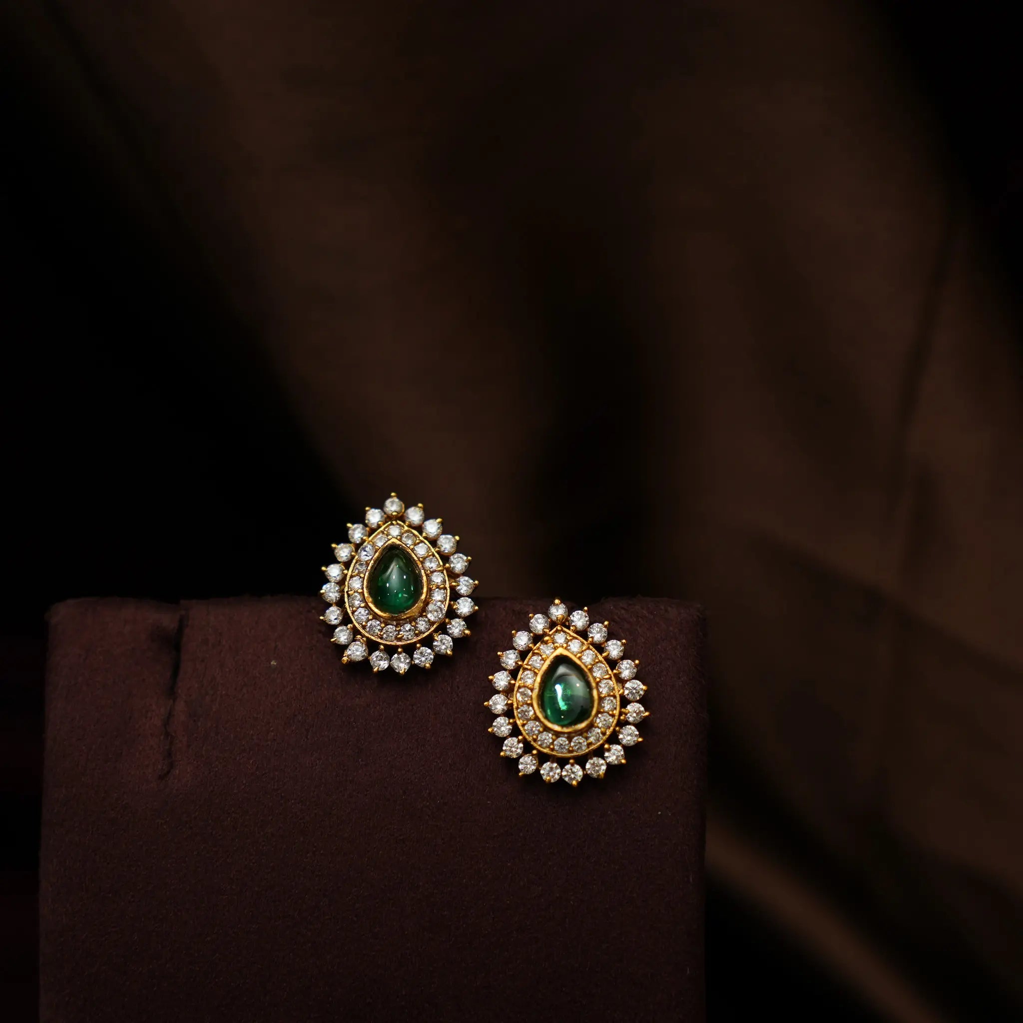 Sanya Zircon Necklace - Green