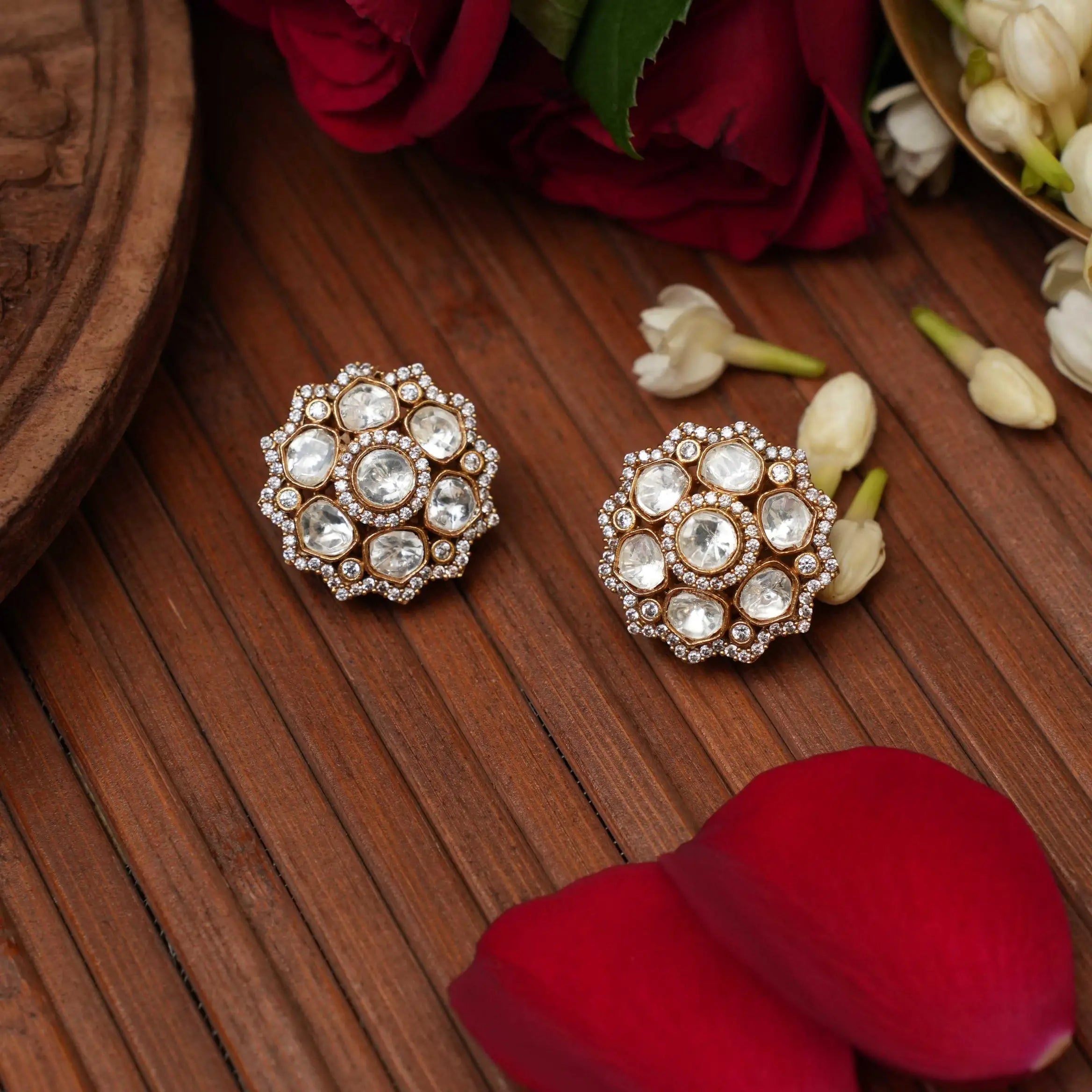 Sanya Polki Ear Stud