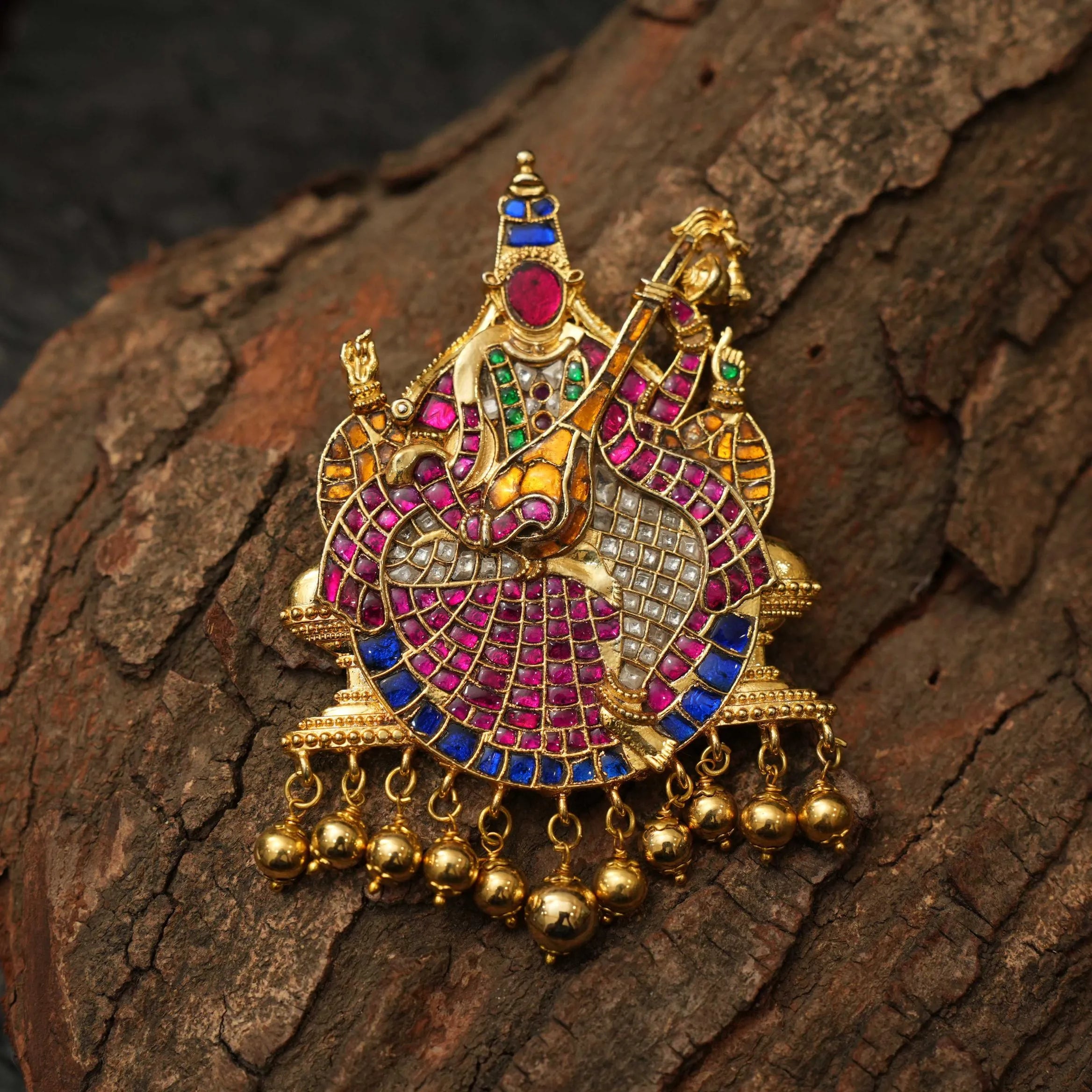 Saraswathi Antique Pendant