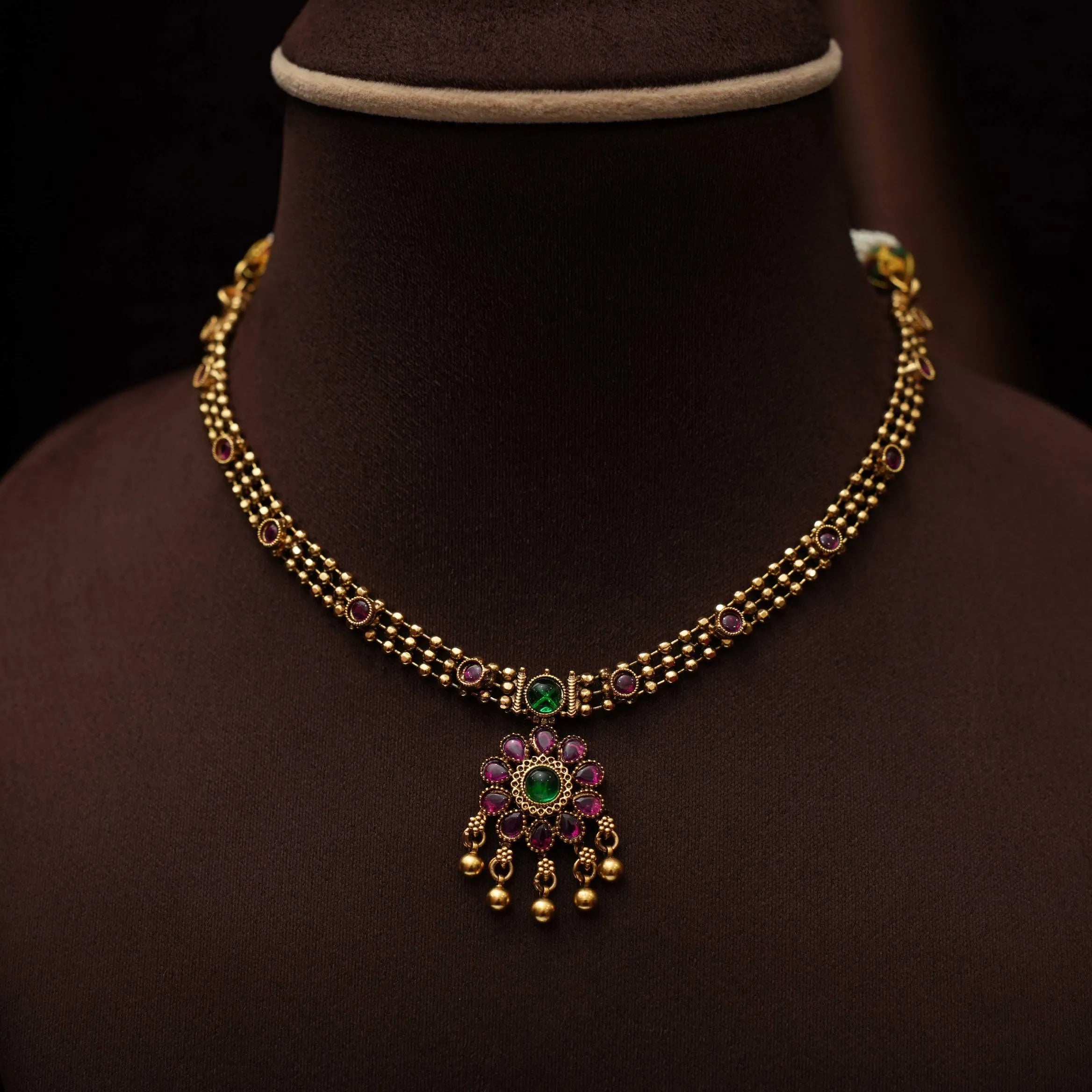 Sarika Antique Attigai Necklace