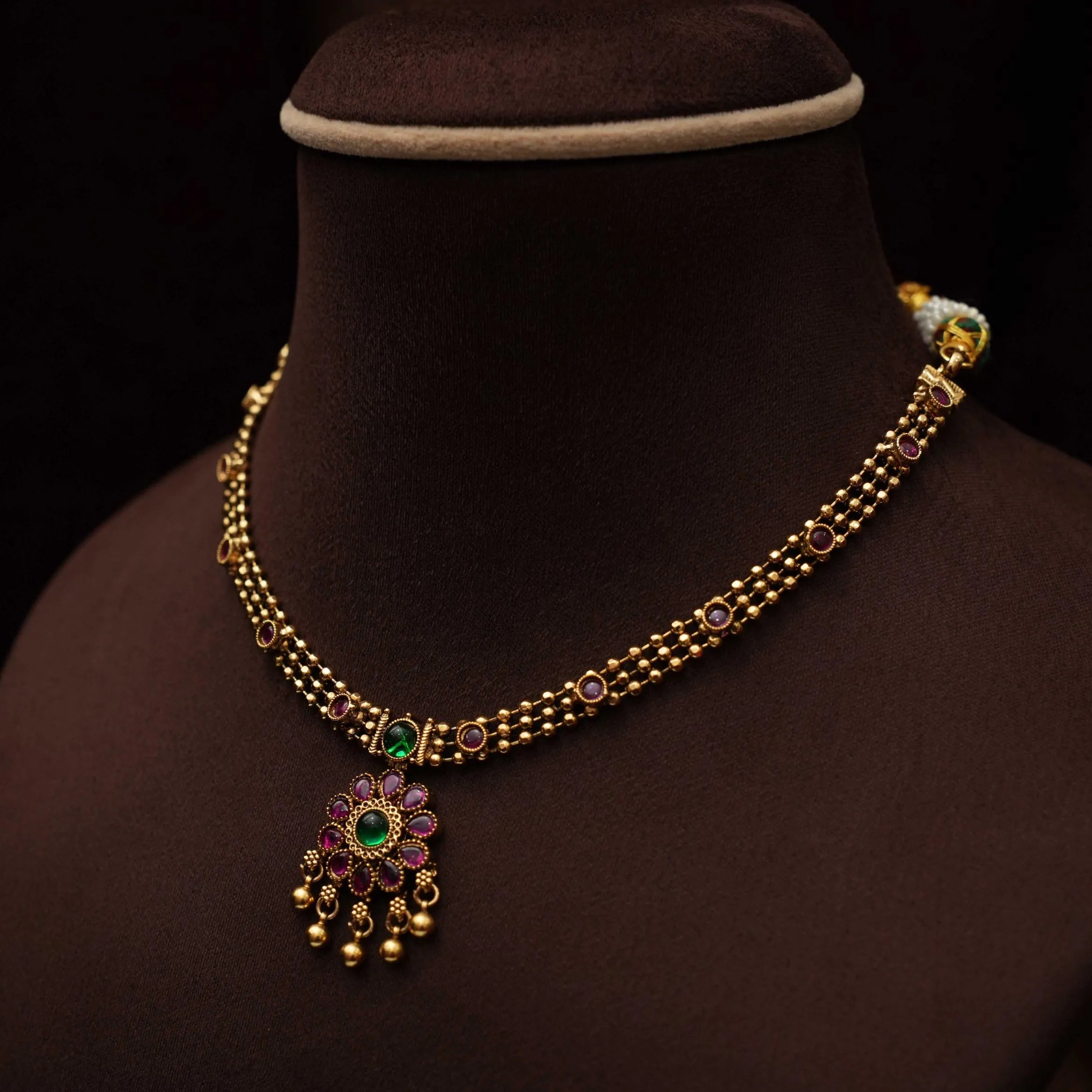 Sarika Antique Attigai Necklace