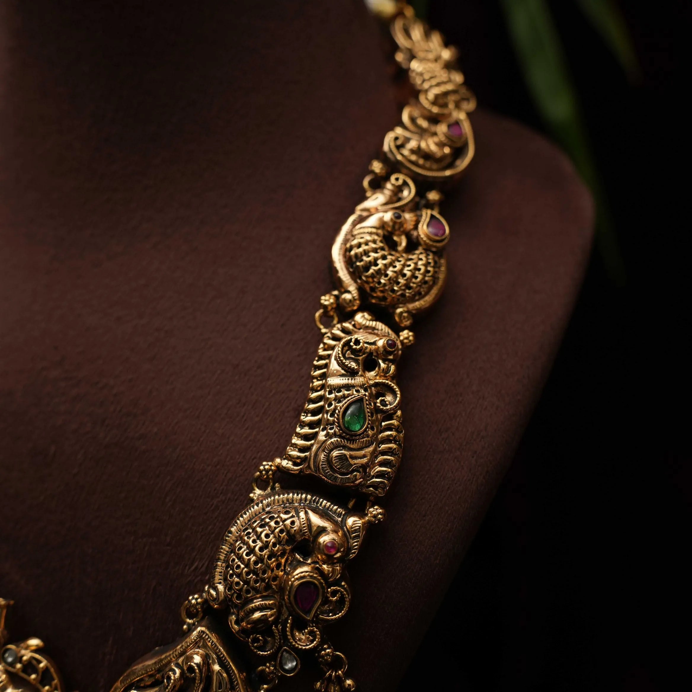 Sarika Statement Antique Necklace