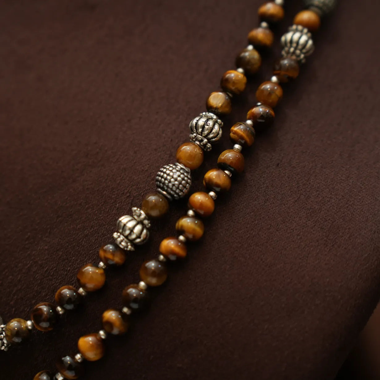 Sarisha Beaded Necklace - Brown