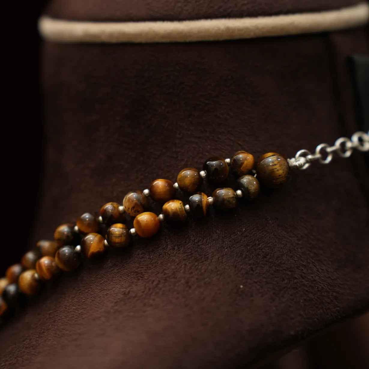 Sarisha Beaded Necklace - Brown