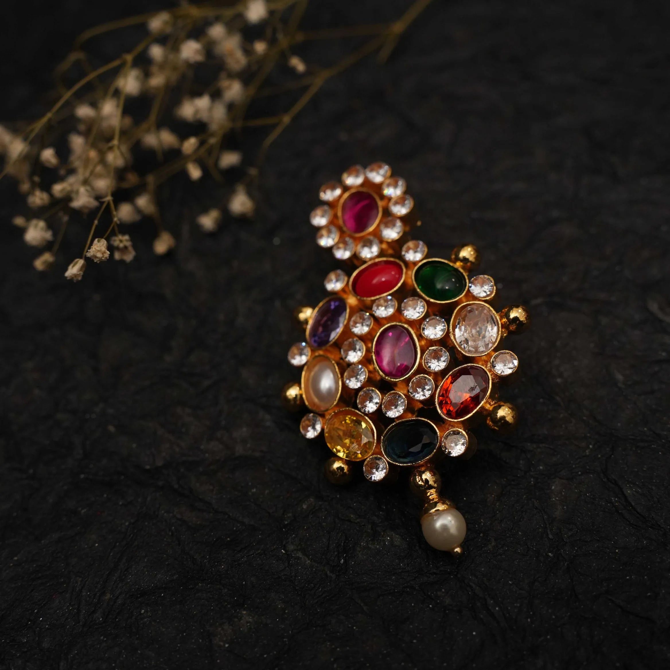 Sati Navaratna Pendant