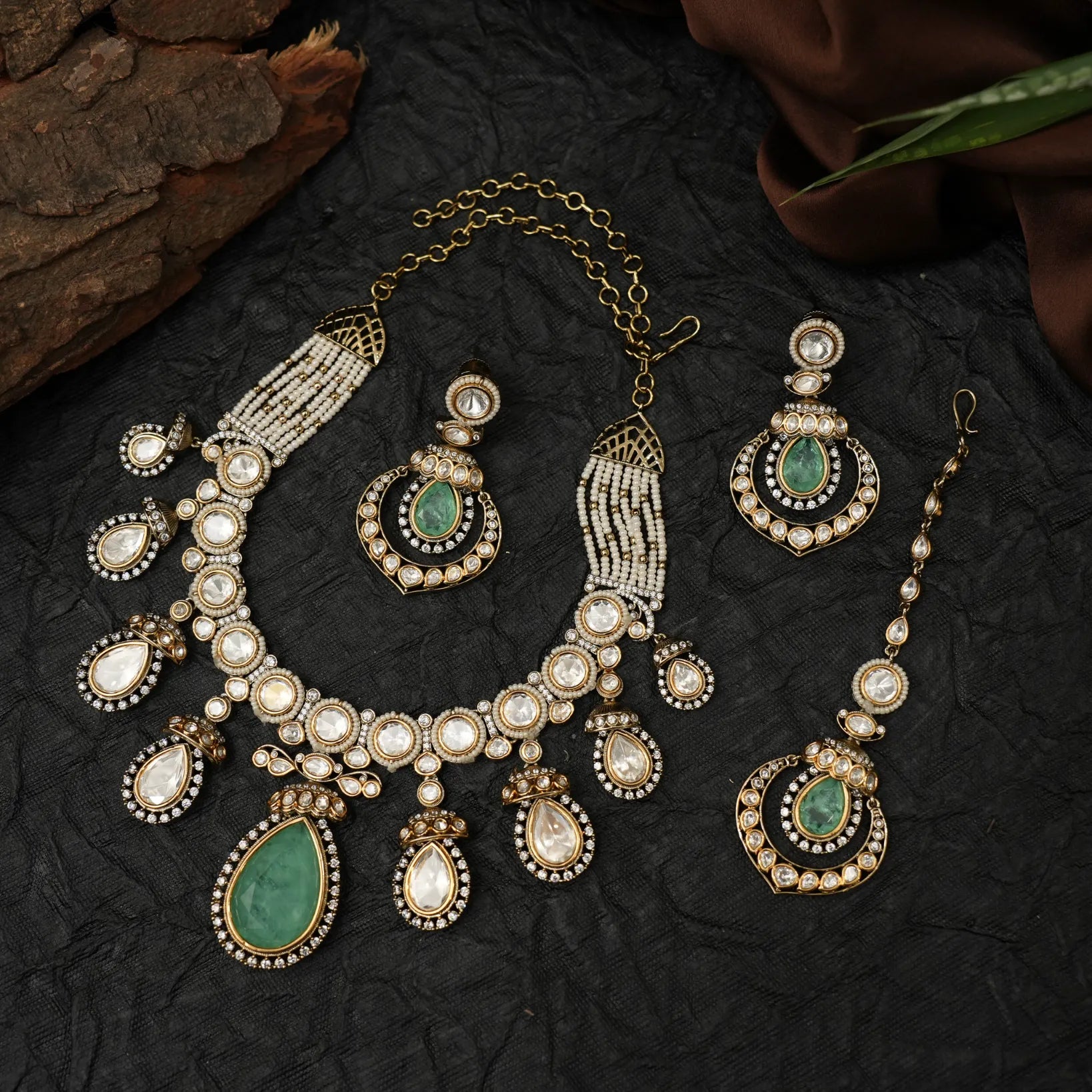 Saumya Victorian Polki Necklace