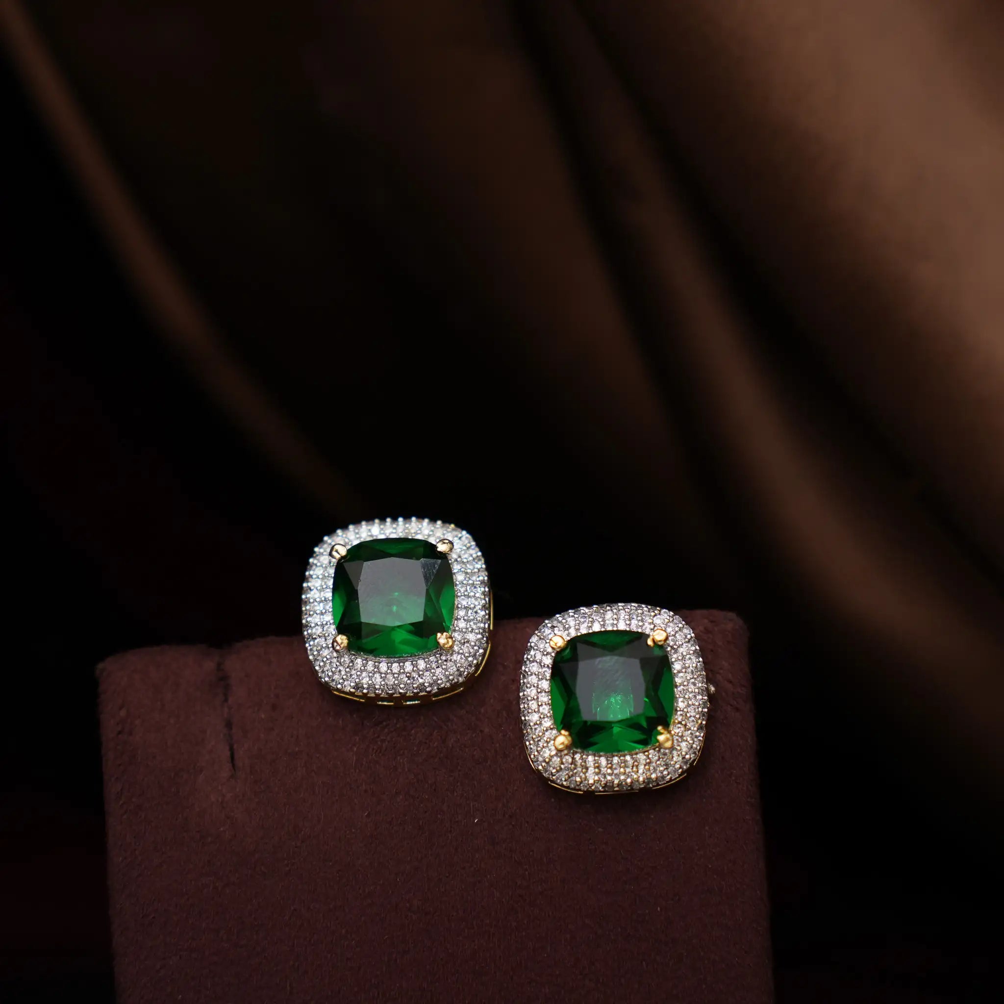 Serena Zircon Necklace - Green