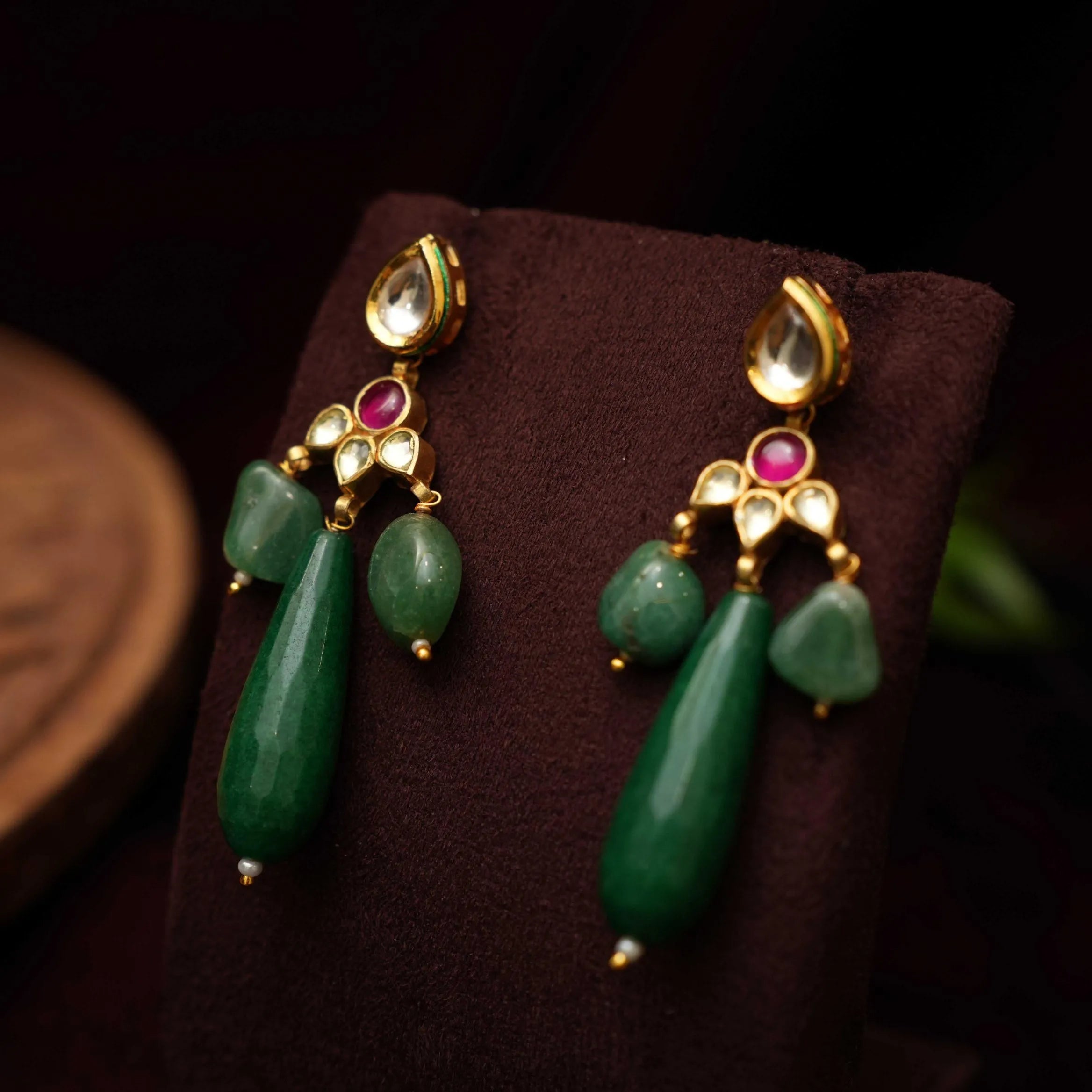 Seza Polki Earrings - Rimli Boutique