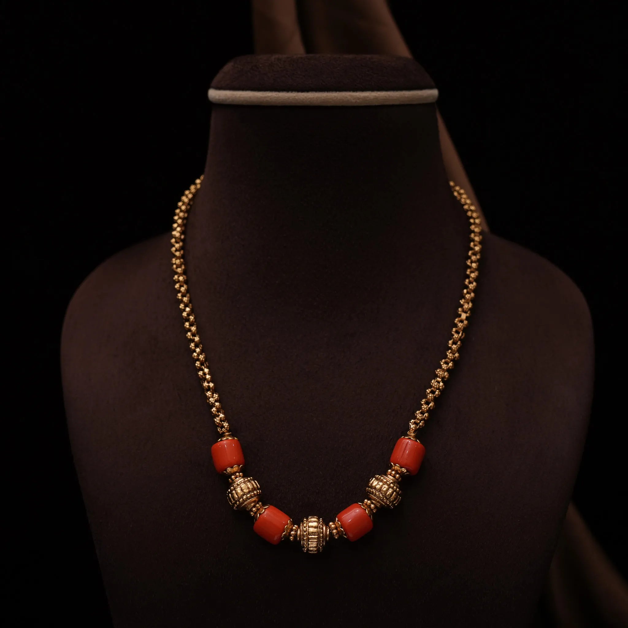 Shaila Antique Coral Necklace