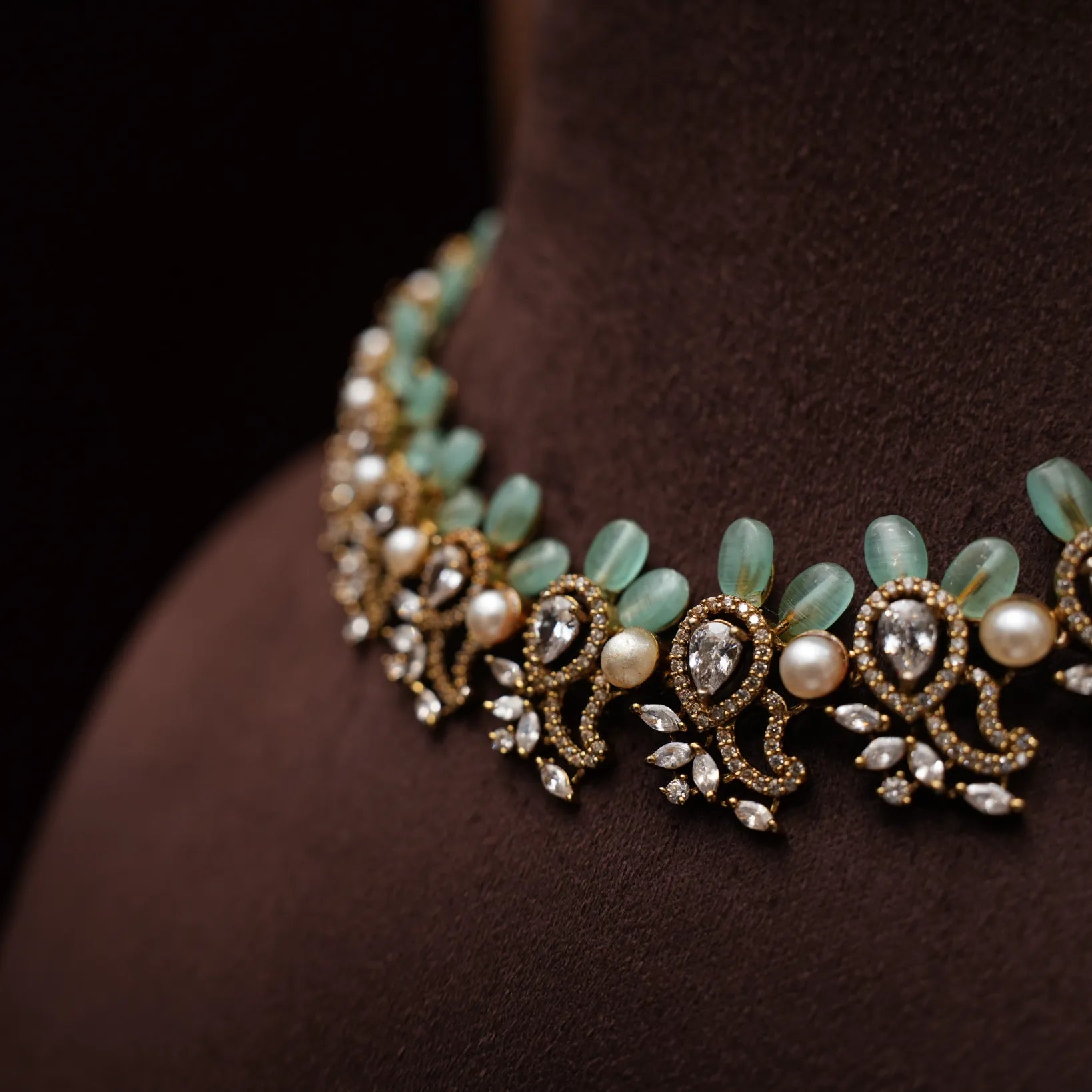 Shaivi Victorian Polki Necklace