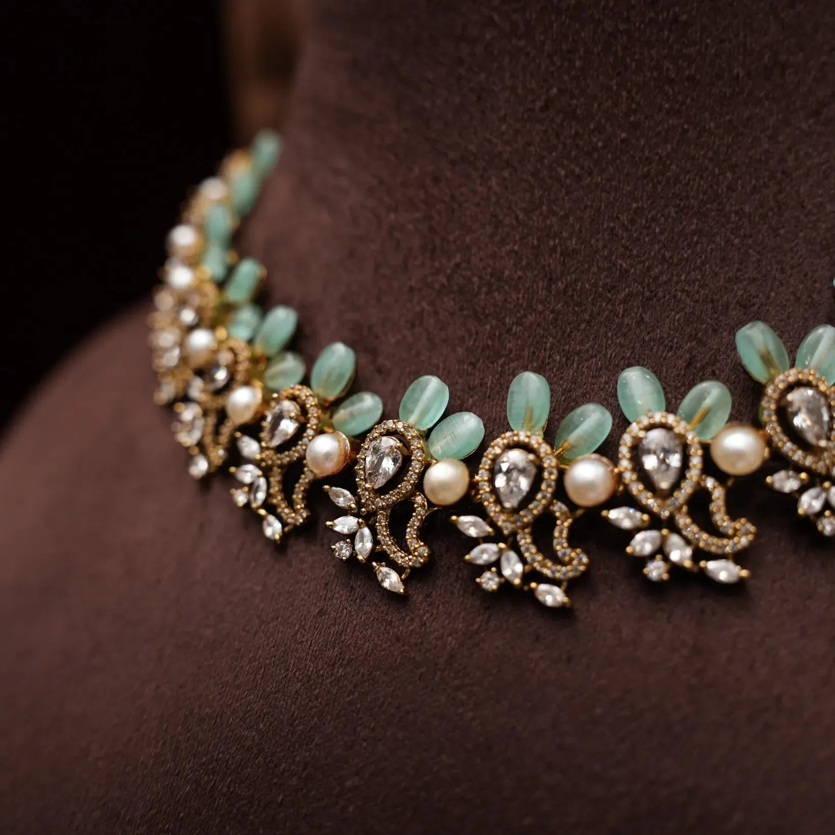 Shaivi Victorian Polki Necklace