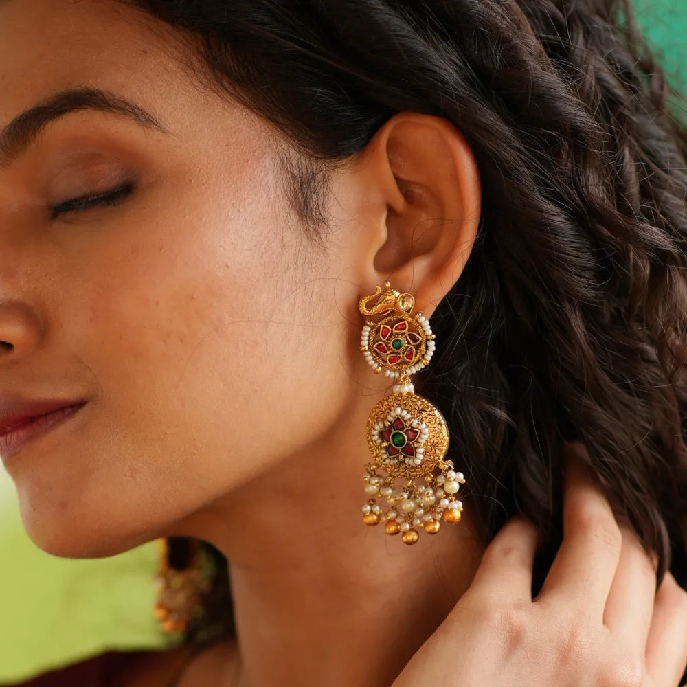 Sharvi Antique Earrings - Rimli Boutique