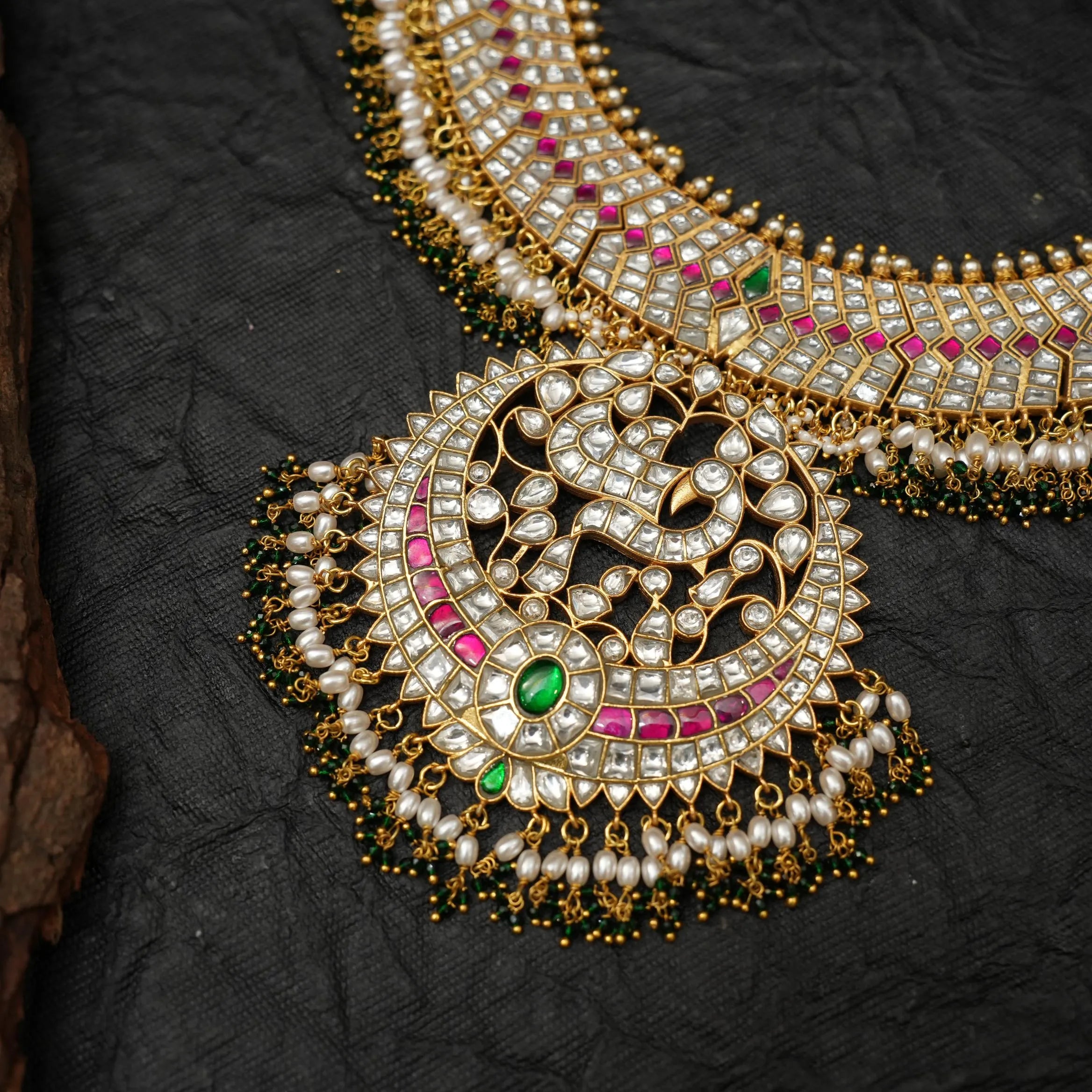 Shirinika Statement Polki Necklace
