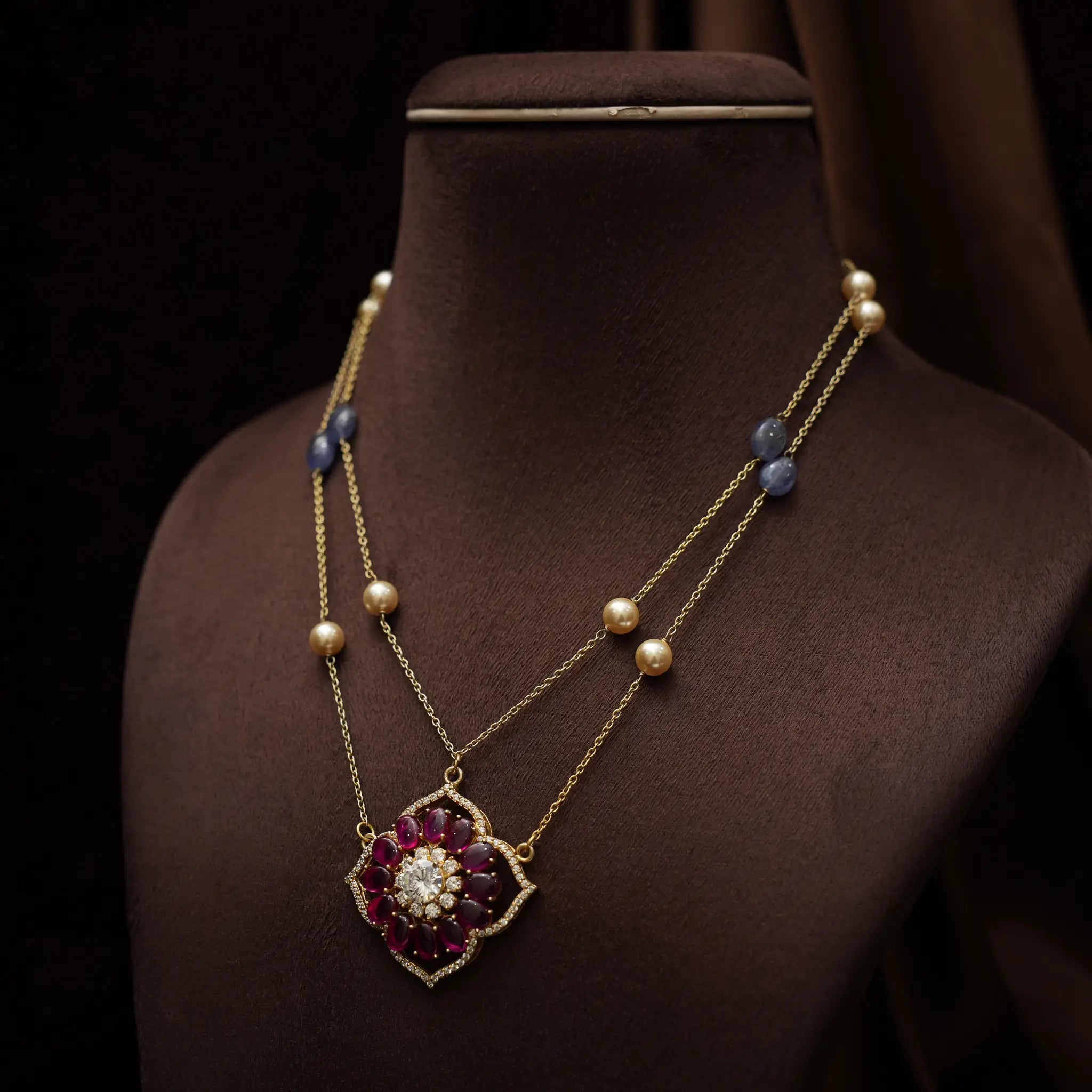 Shivika Silver Necklace