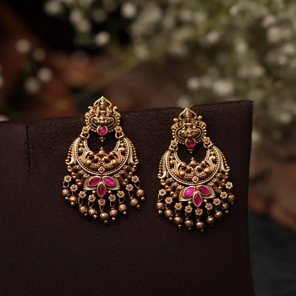 Shula Antique Chandbali Earrings