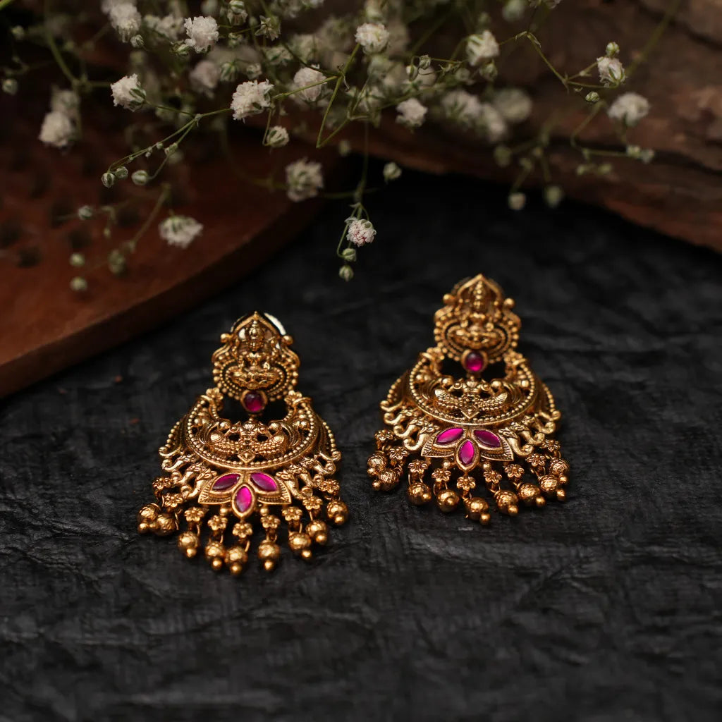 Shula Antique Chandbali Earrings